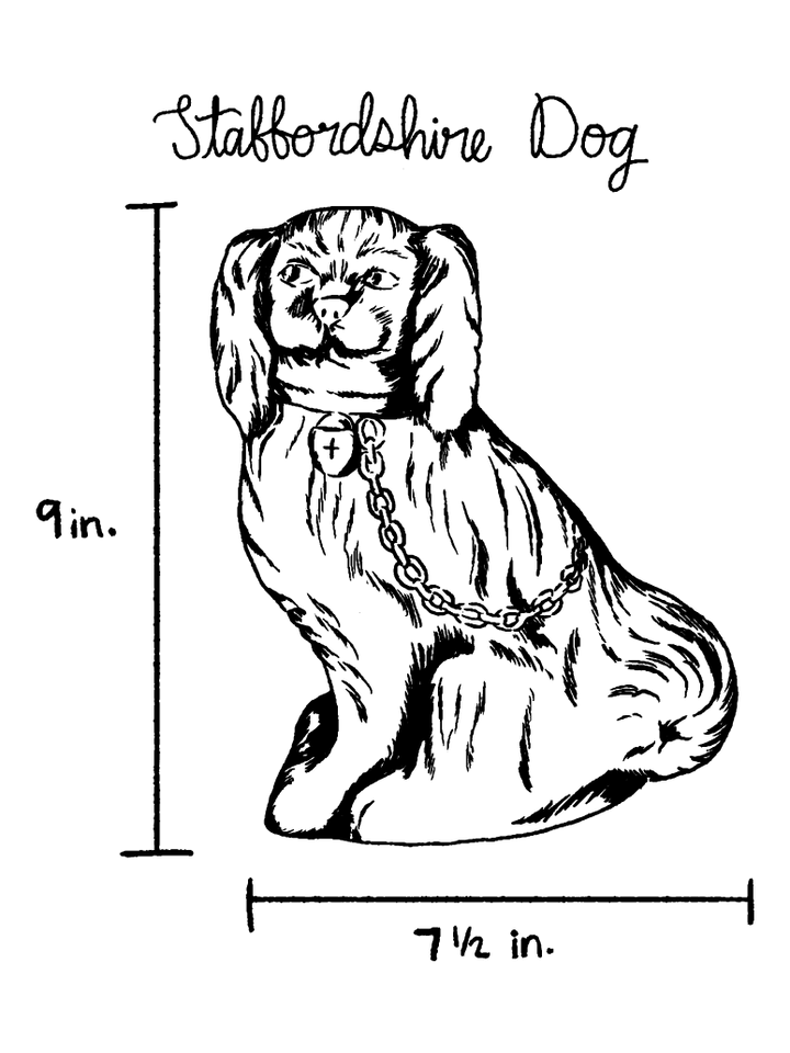 Staffordshire Dog (right)