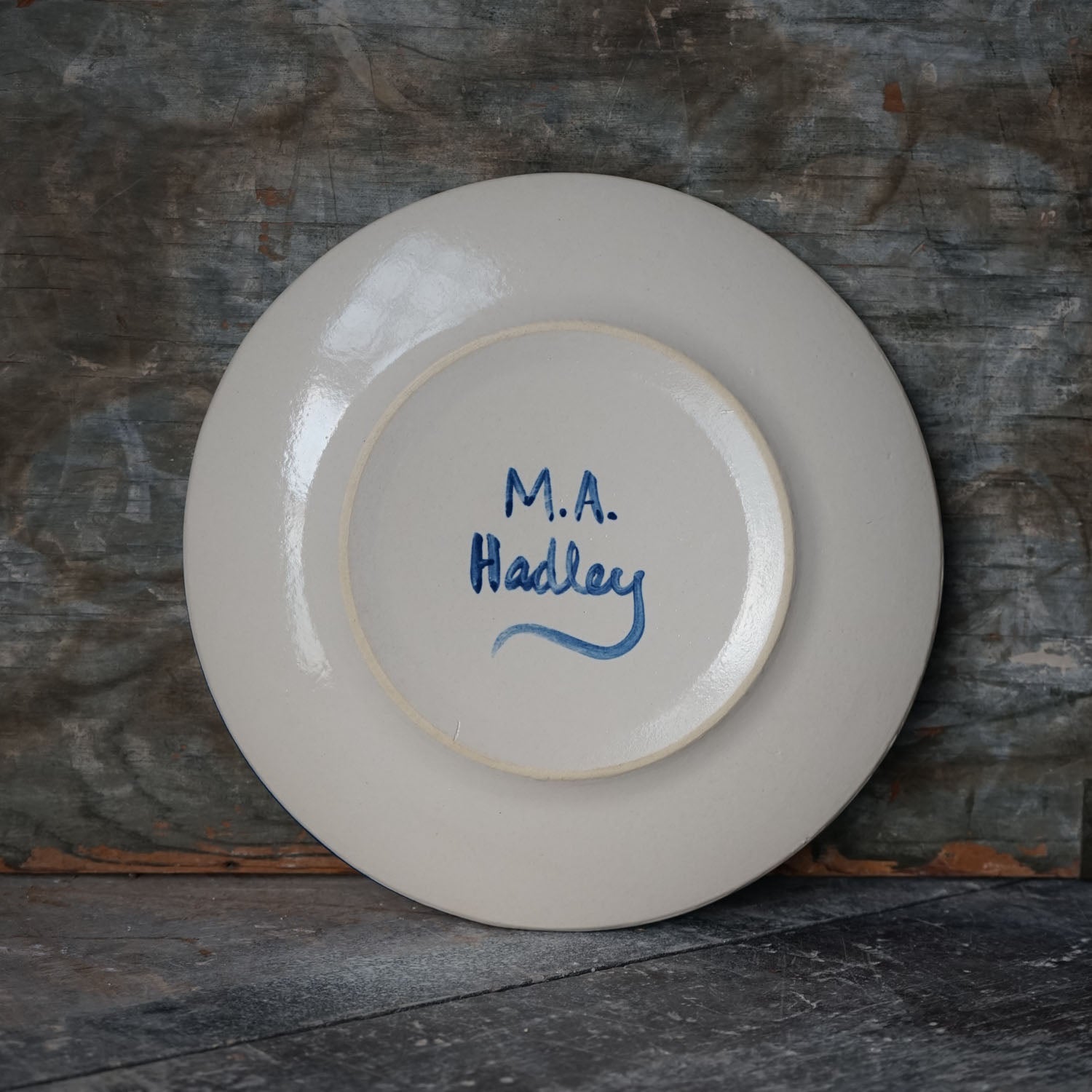 Blue Horse Lunch Plate