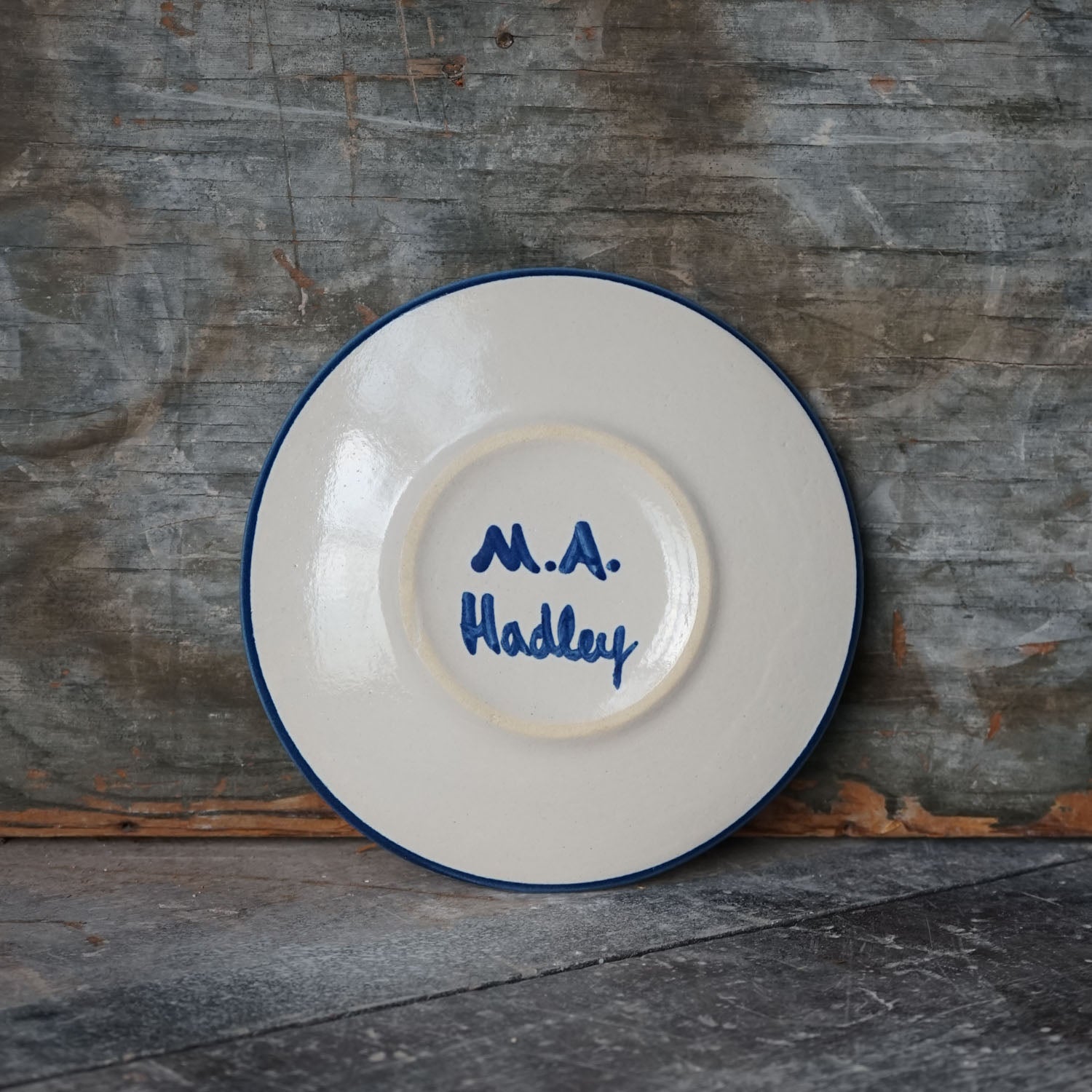 Blue Horse Bread and Butter Plate