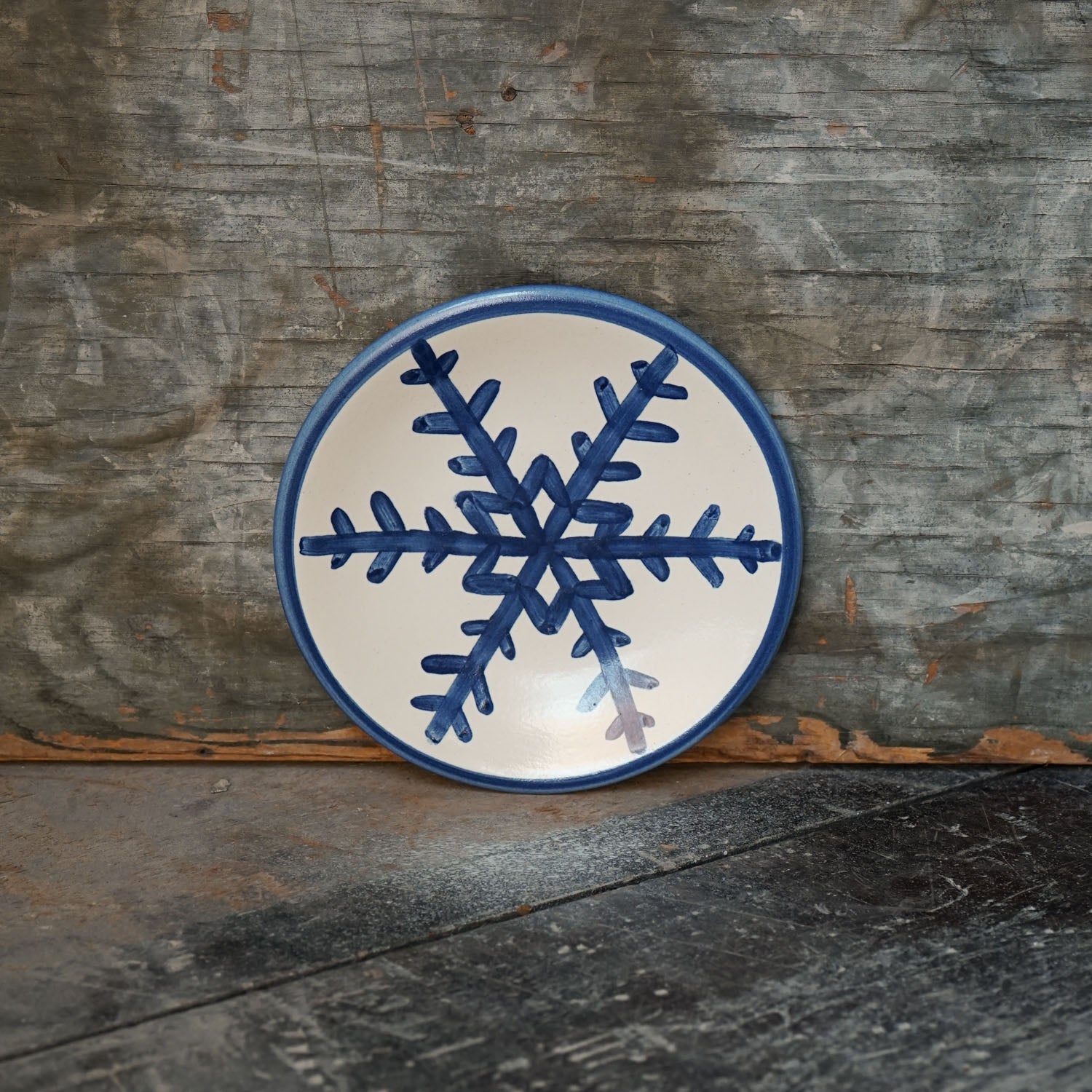 Bread and Butter Plate - Snowflake