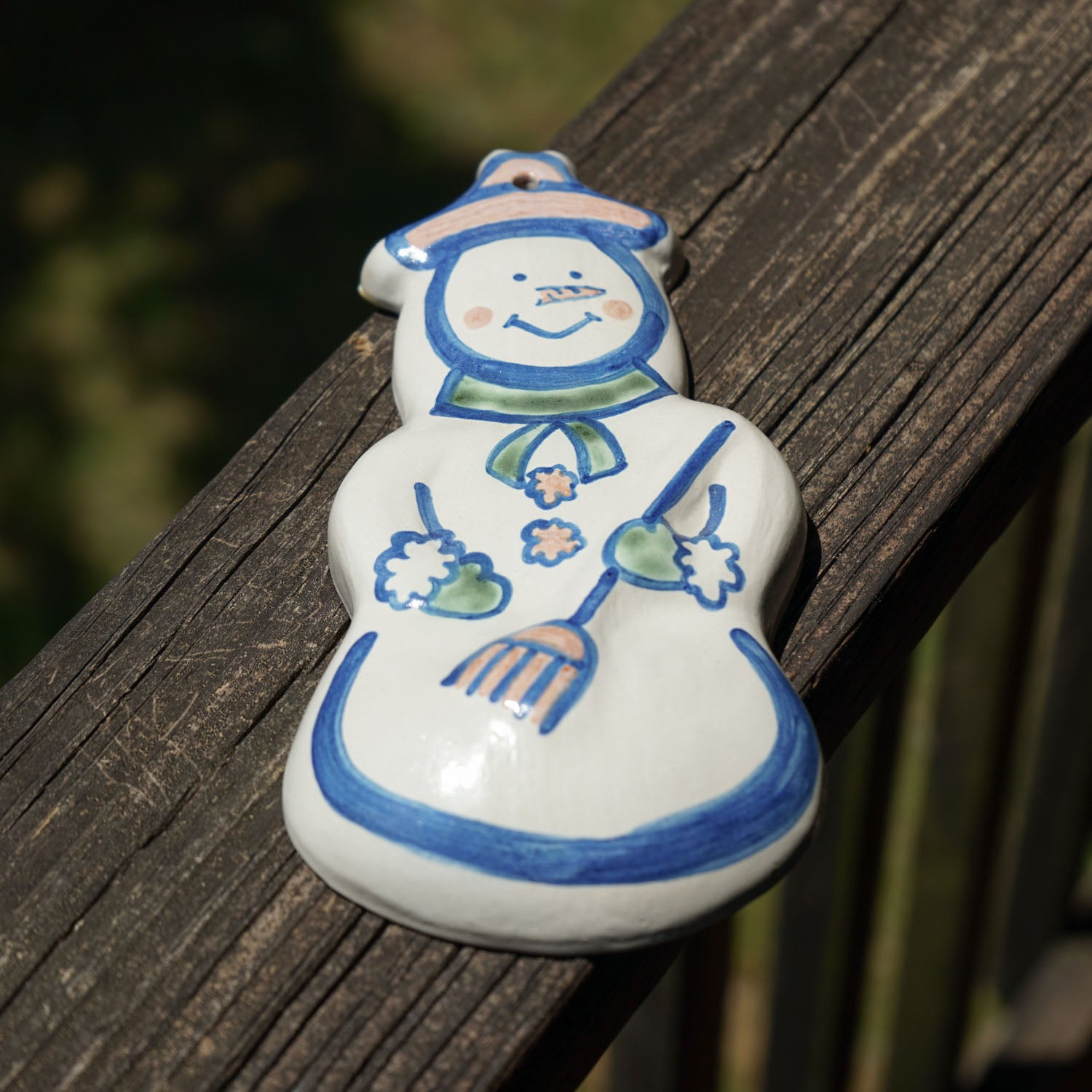 Shaped Plaque - Snowman