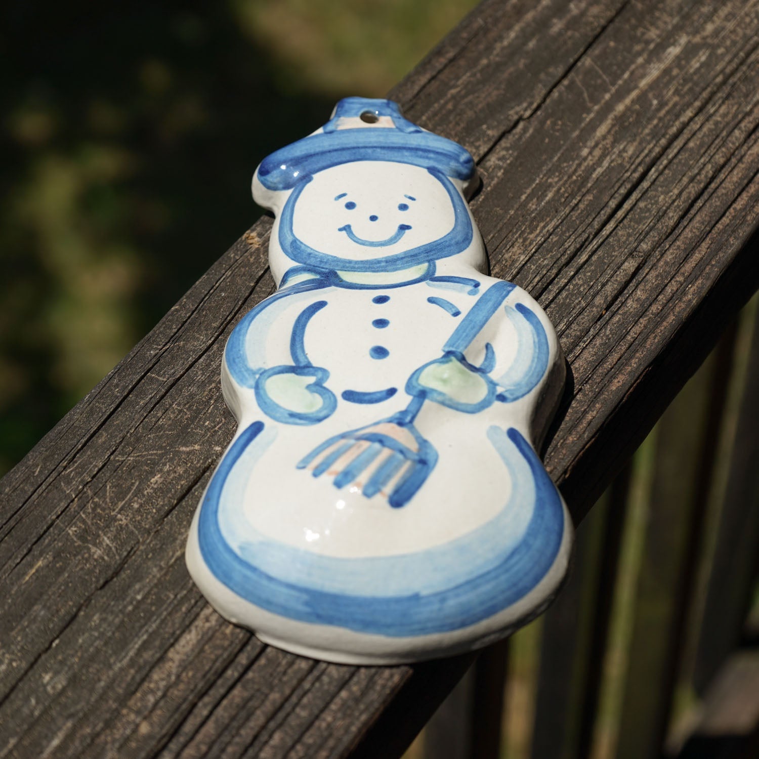 Shaped Plaque - Snowman