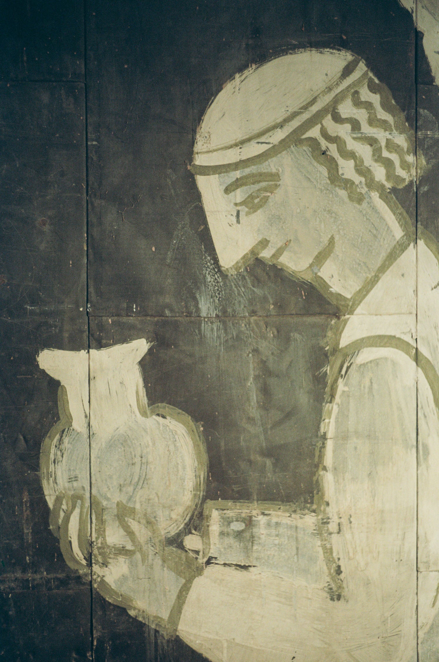 The Shaded Thinker - Mary Alice Original Mural