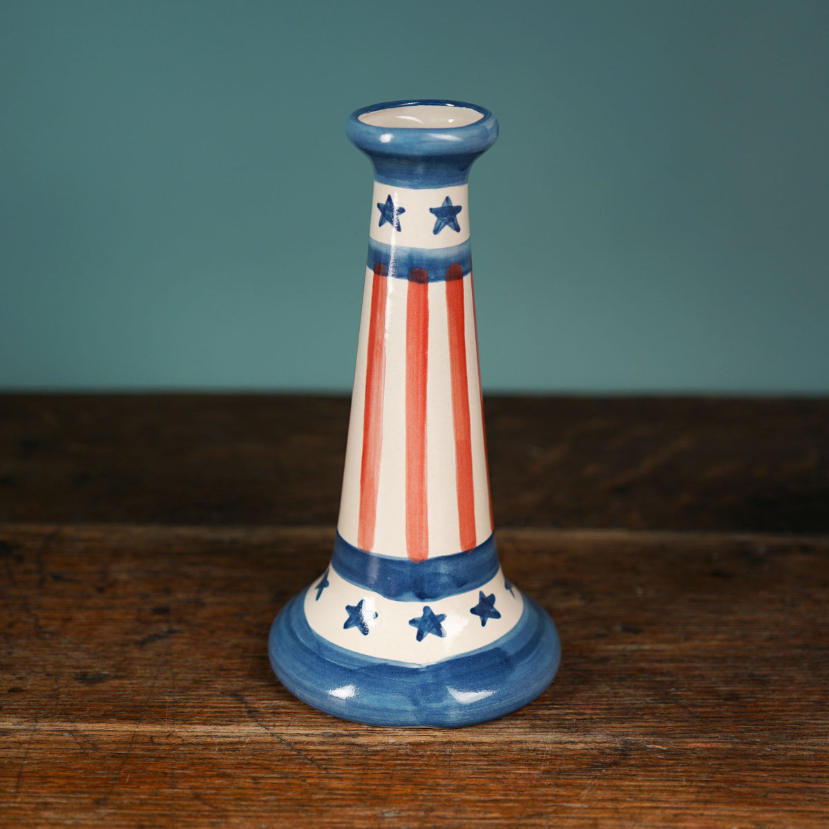 Stars & Stripes Candlestick Vase