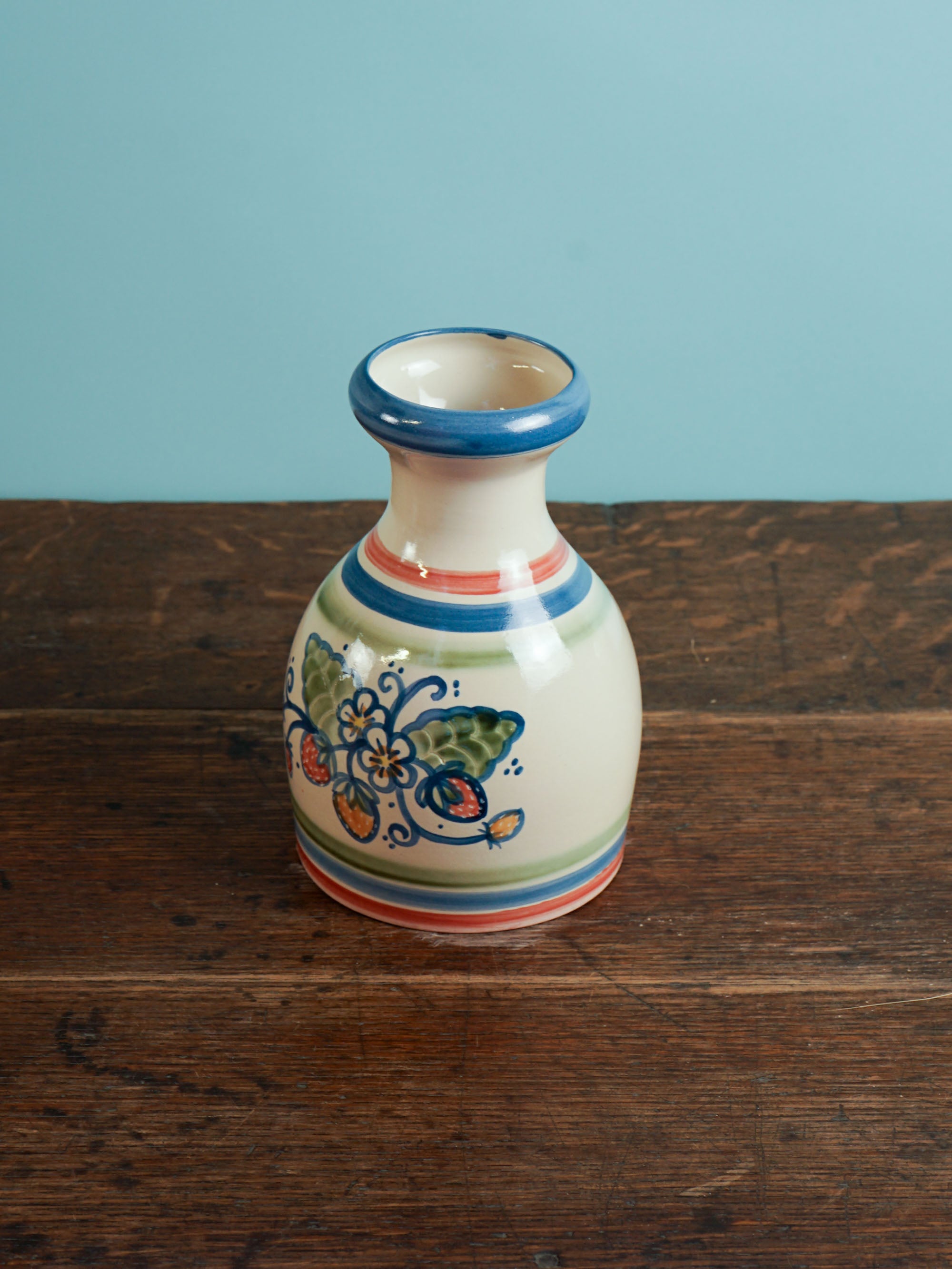 Strawberry Flowers Vase