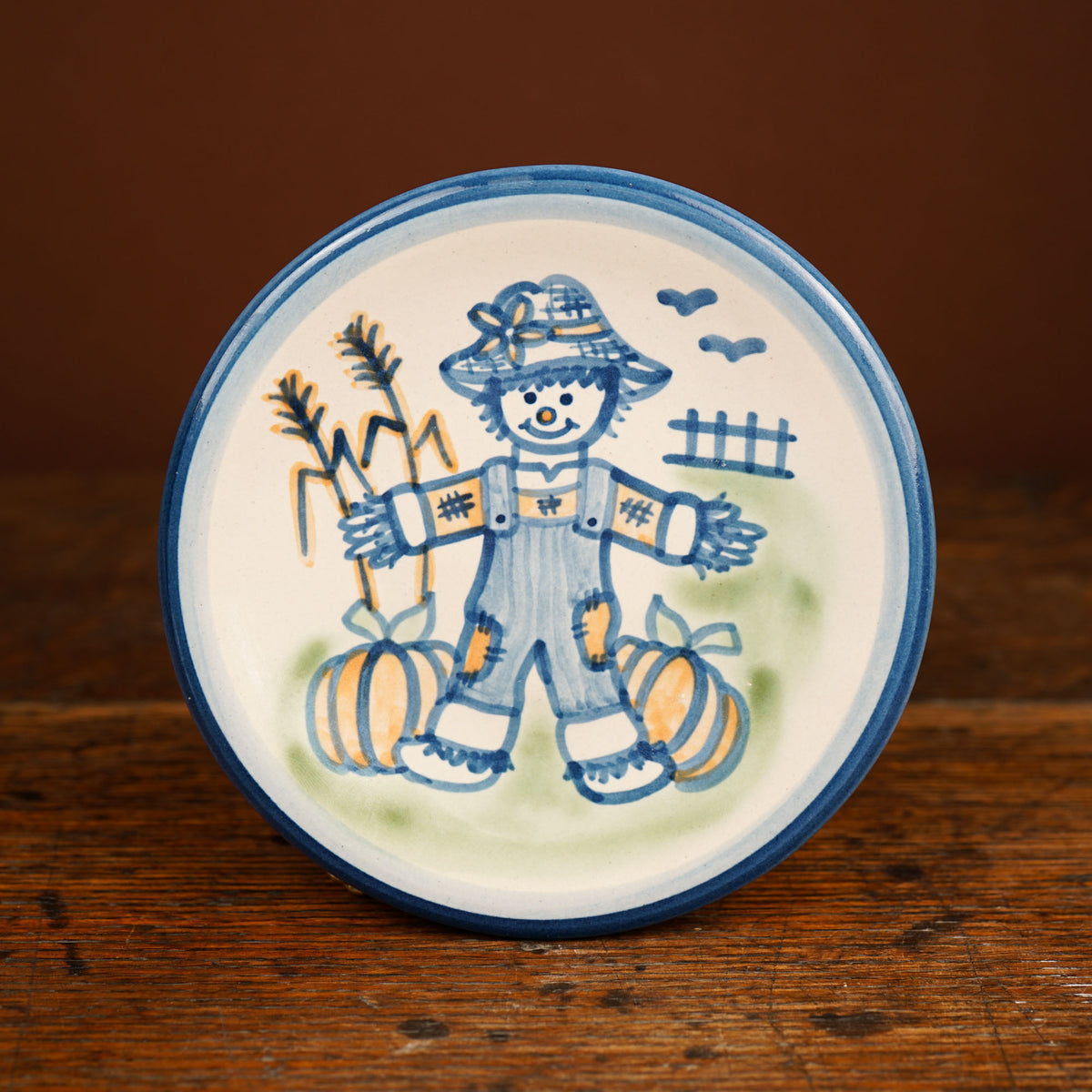 Scarecrow Bread & Butter Plate