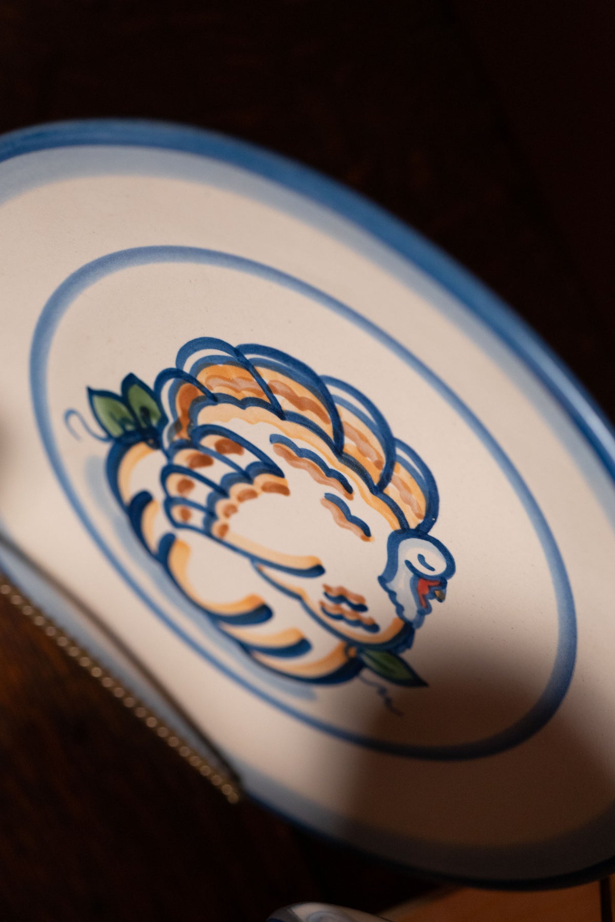 Harvest Turkey Dinner Plate