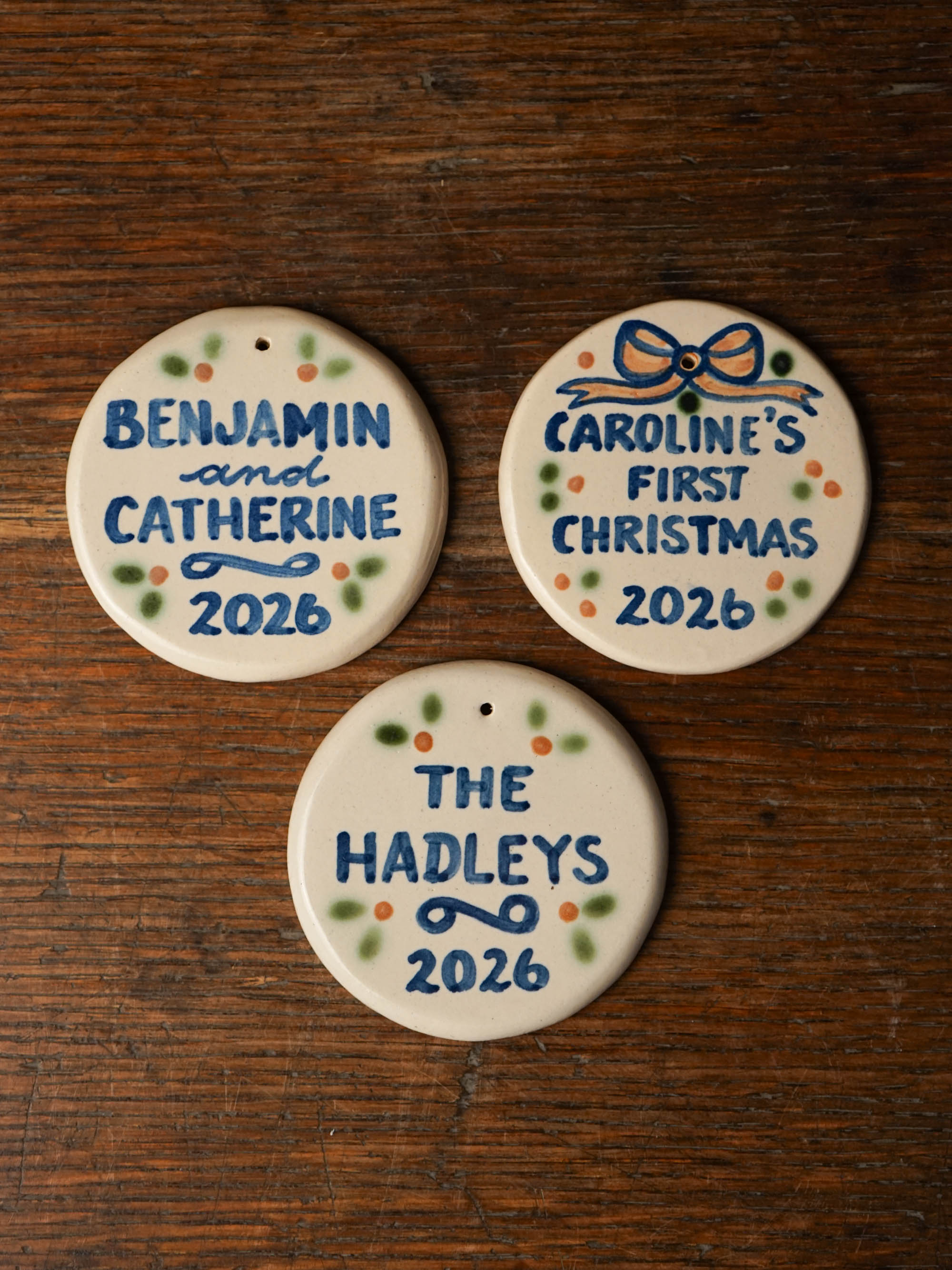 Personalized Family Name Ornament