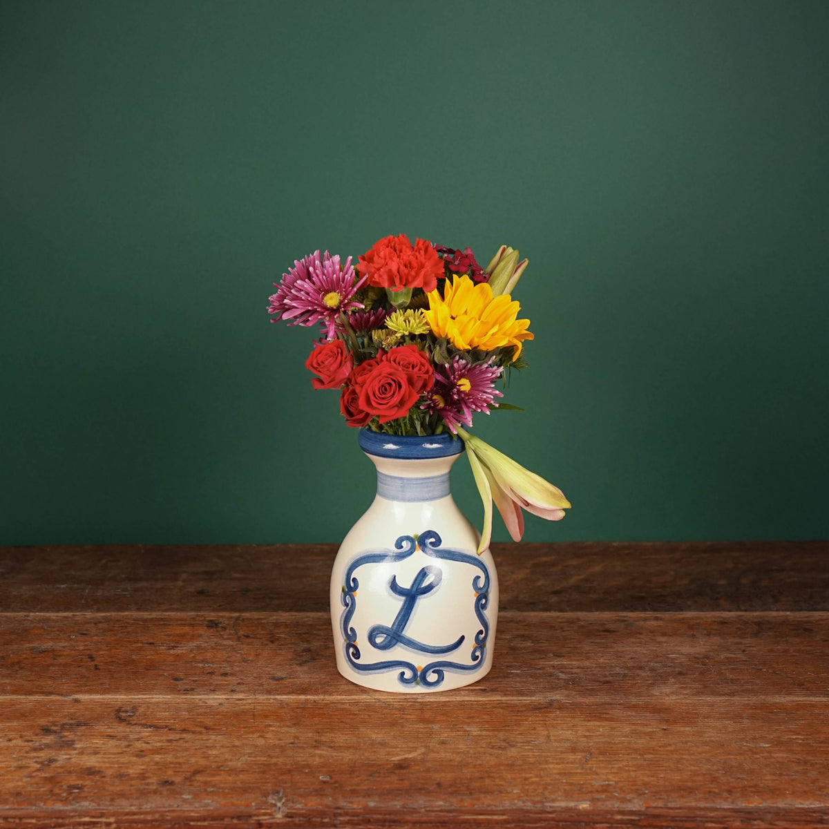 Personalized Monogram Vase