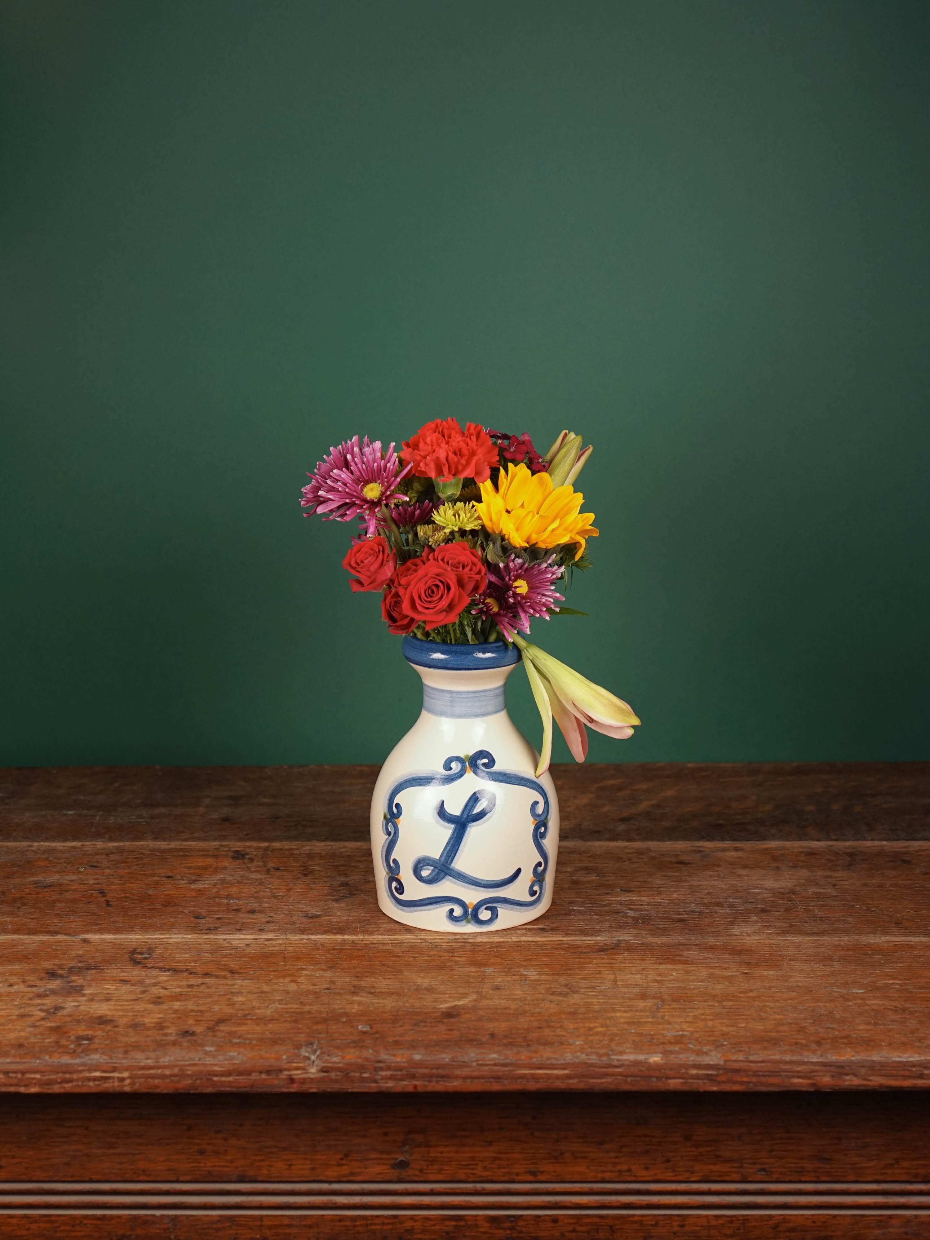 Personalized Monogram Vase
