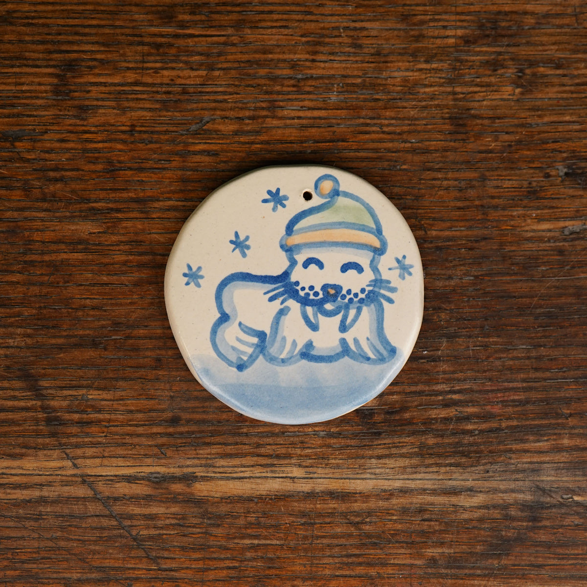 Walrus Polar Pal Round Ornament