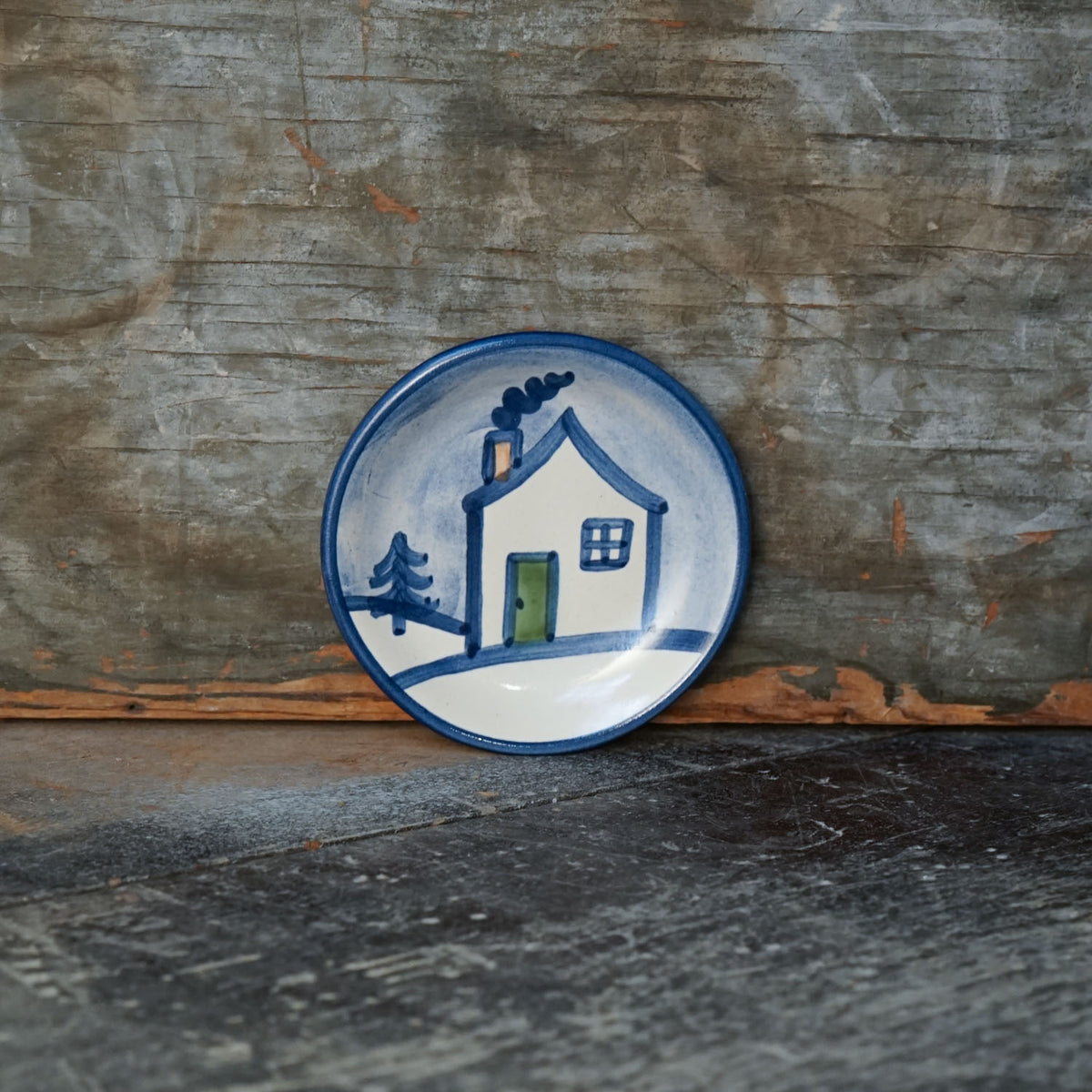 Winter Cottage Coaster