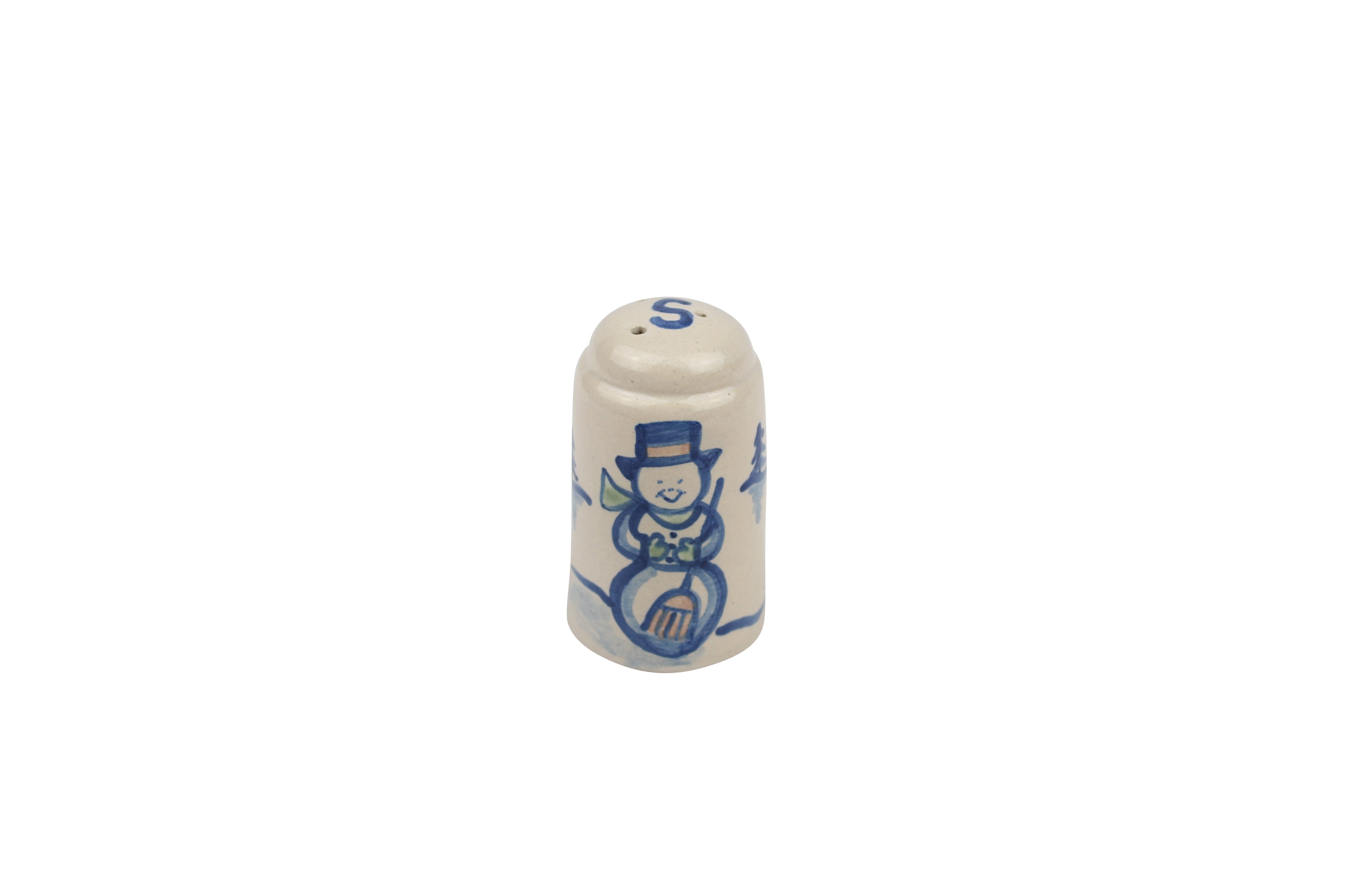 Small Shaker - Snowman (Salt Shaker)