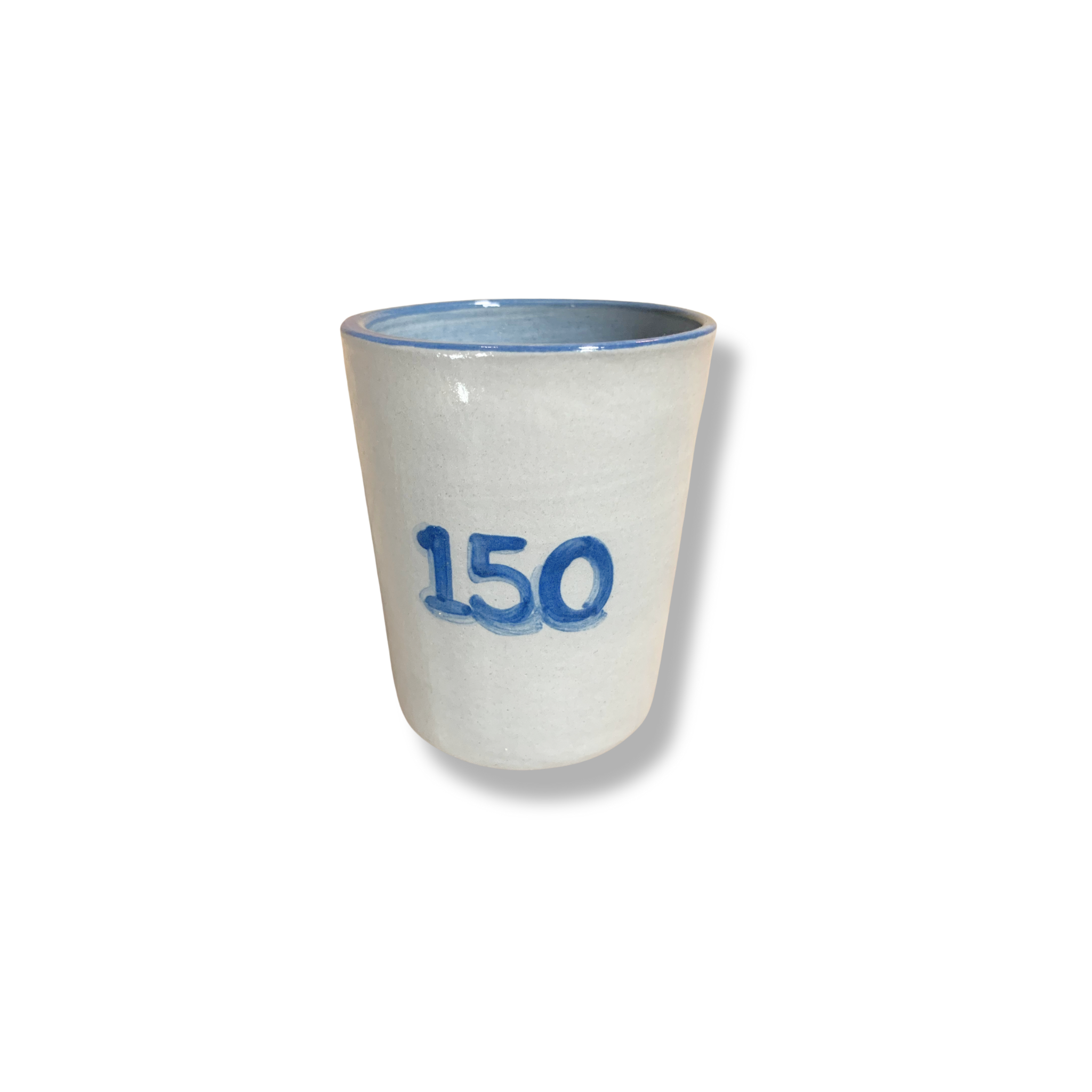 Numbered Julep Cup - Vintage Blue Horse 150