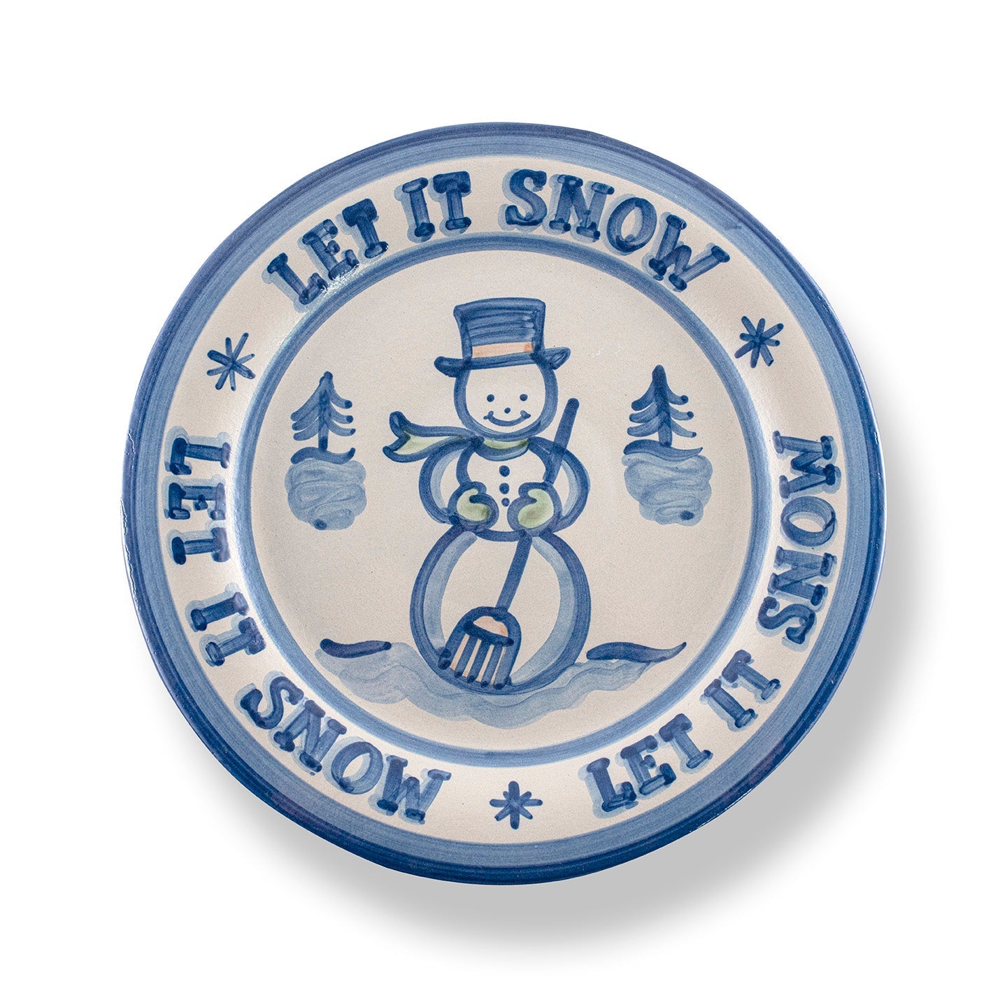 Seasonal Serving Plate - Let It Snow - SECOND