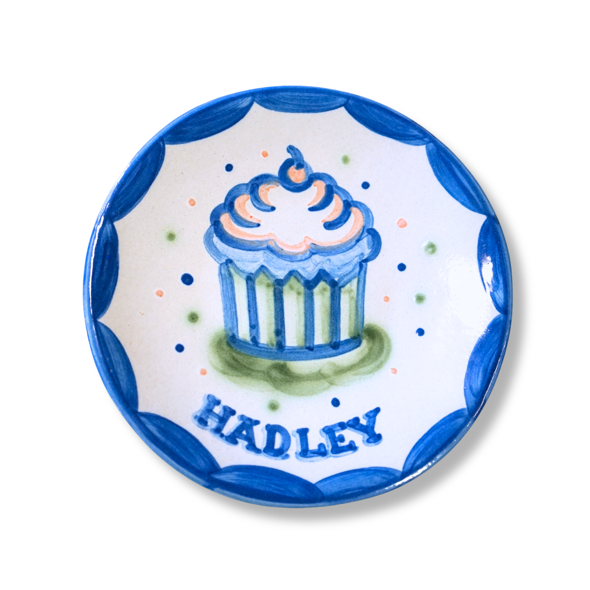 Personalized Cupcake Plate