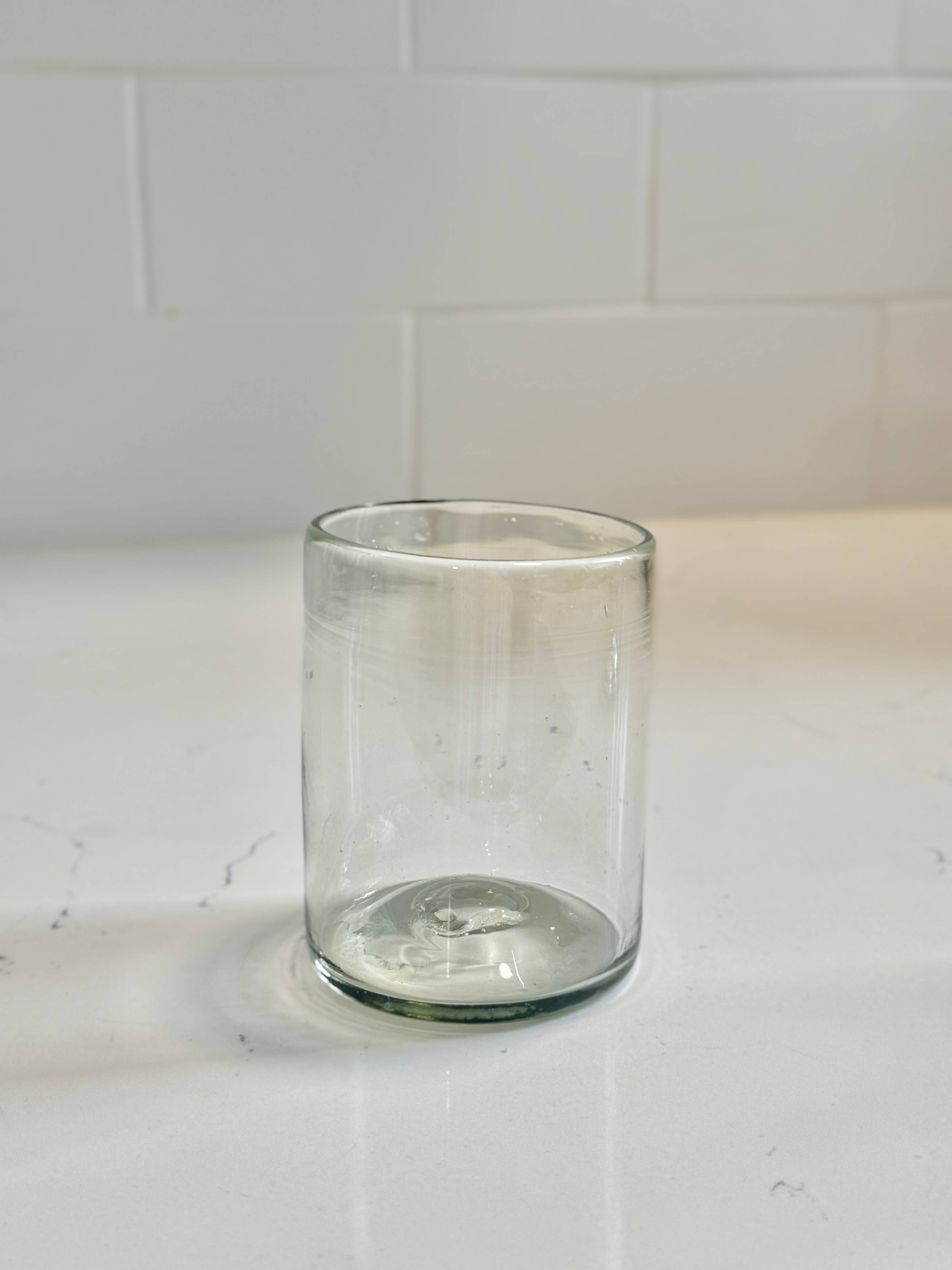 Recycled Handblown Tumbler: Medium, Set of 4