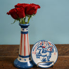Stars & Stripes Candlestick Vase