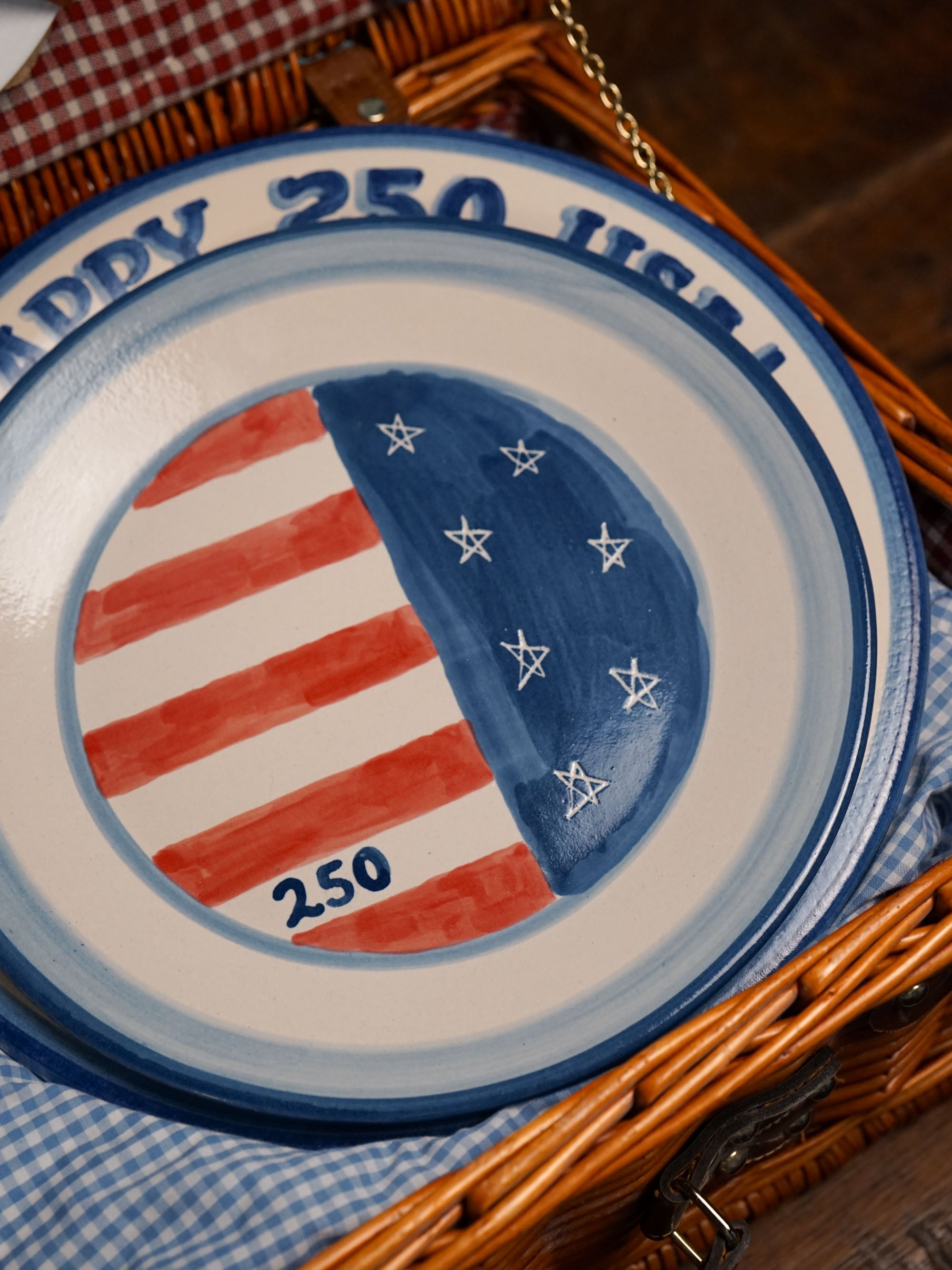 Semiquincentennial Flag Dinner Plate