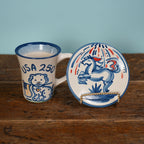 Happy 250th Patriotic Pup Flare Mug