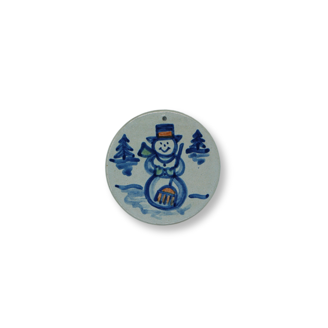 Round Ornament - Snowman