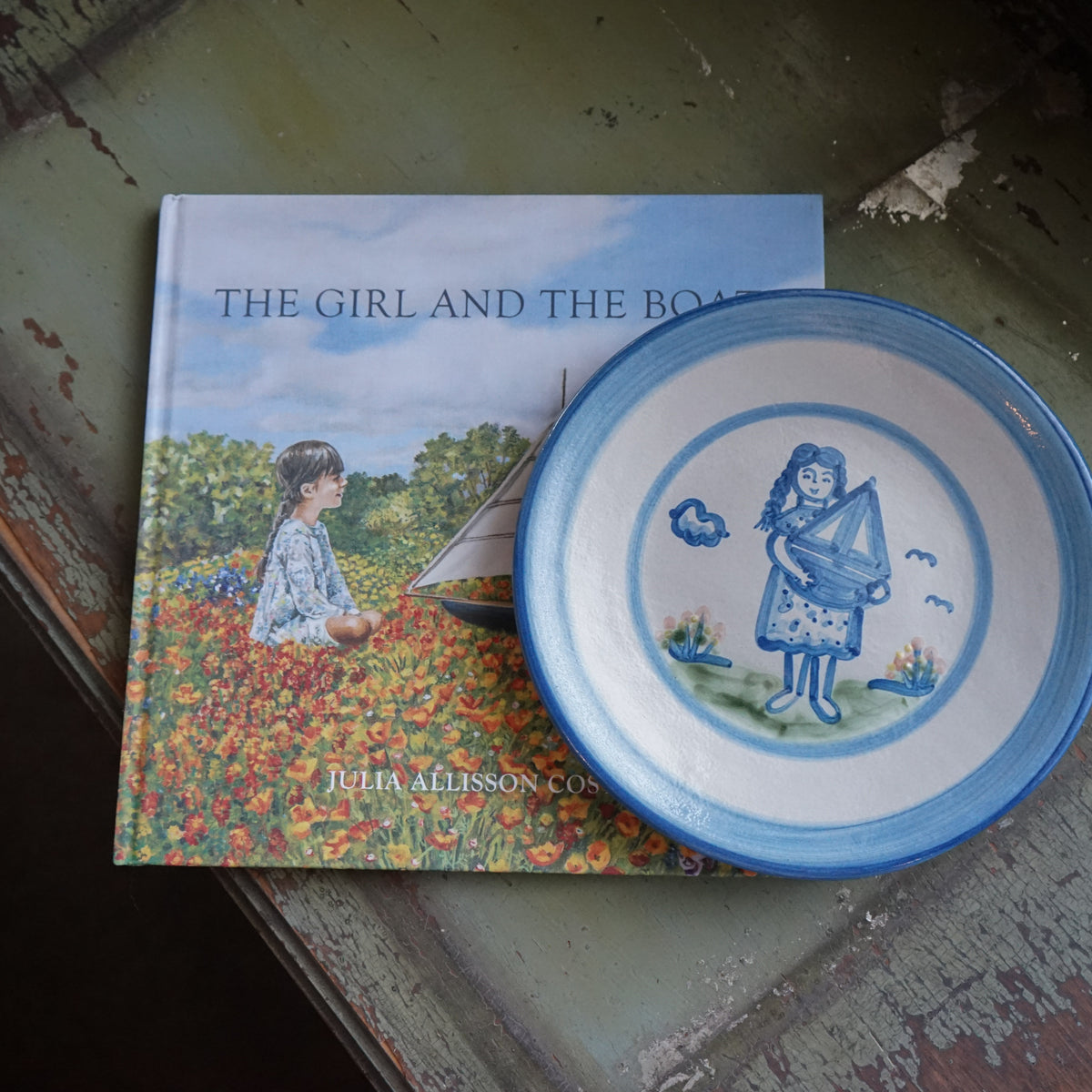 The Girl and the Boat - Plate Only