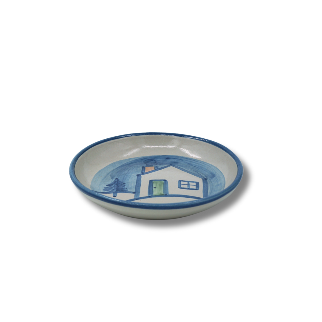 Pasta Plate - Winter Cottage