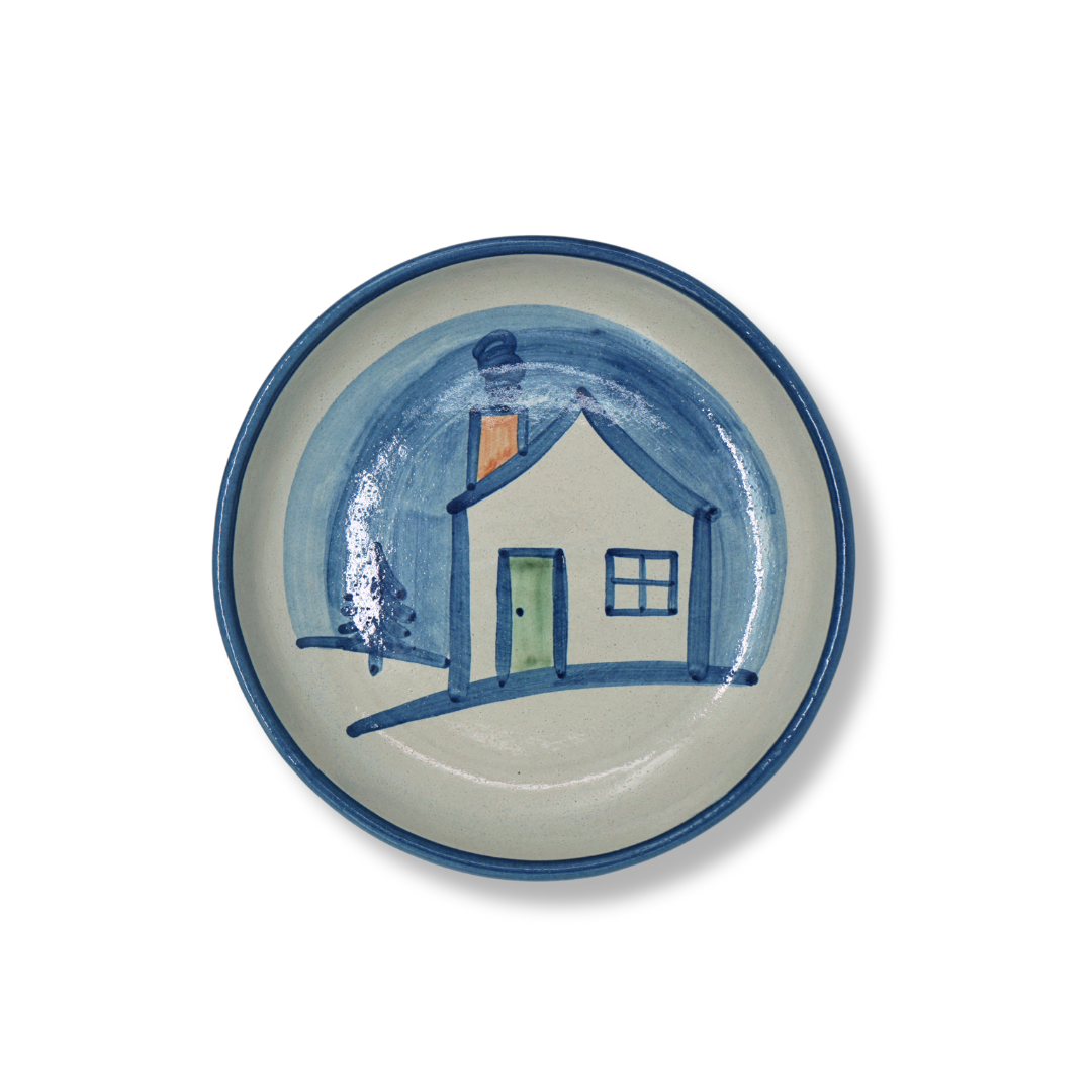 Pasta Plate - Winter Cottage