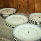 Forget-Me-Not Dinner Plate in Green