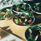 Forget-Me-Not Pasta Plate in Green