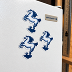 Blue Horse Magnet