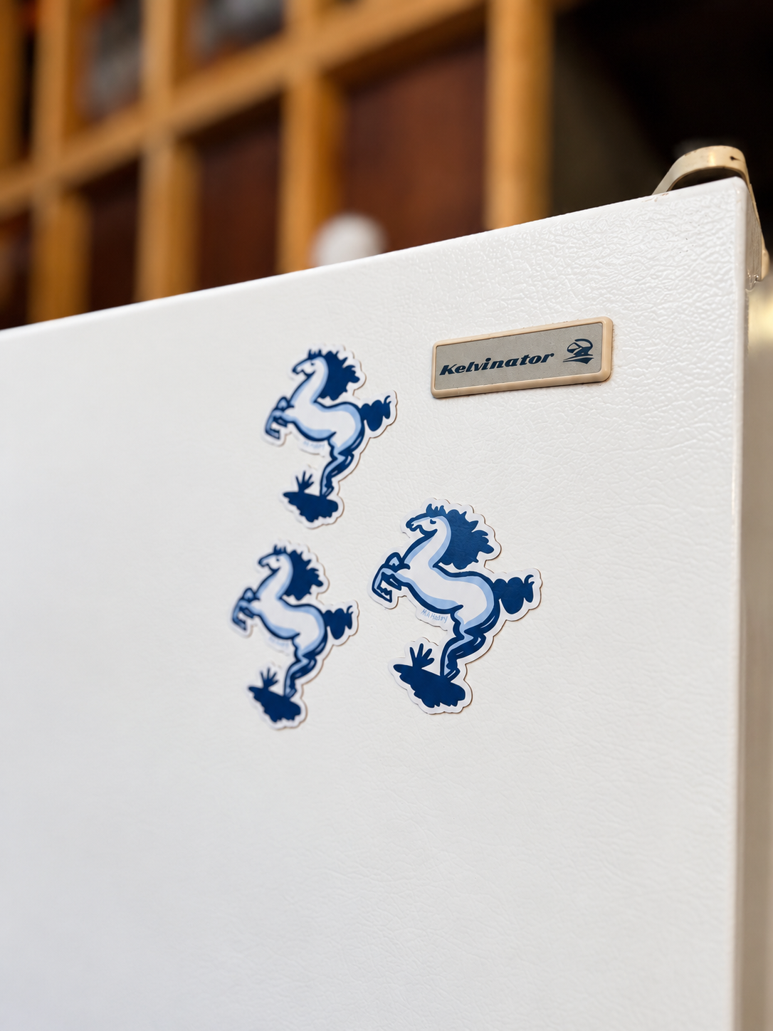 Blue Horse Magnet