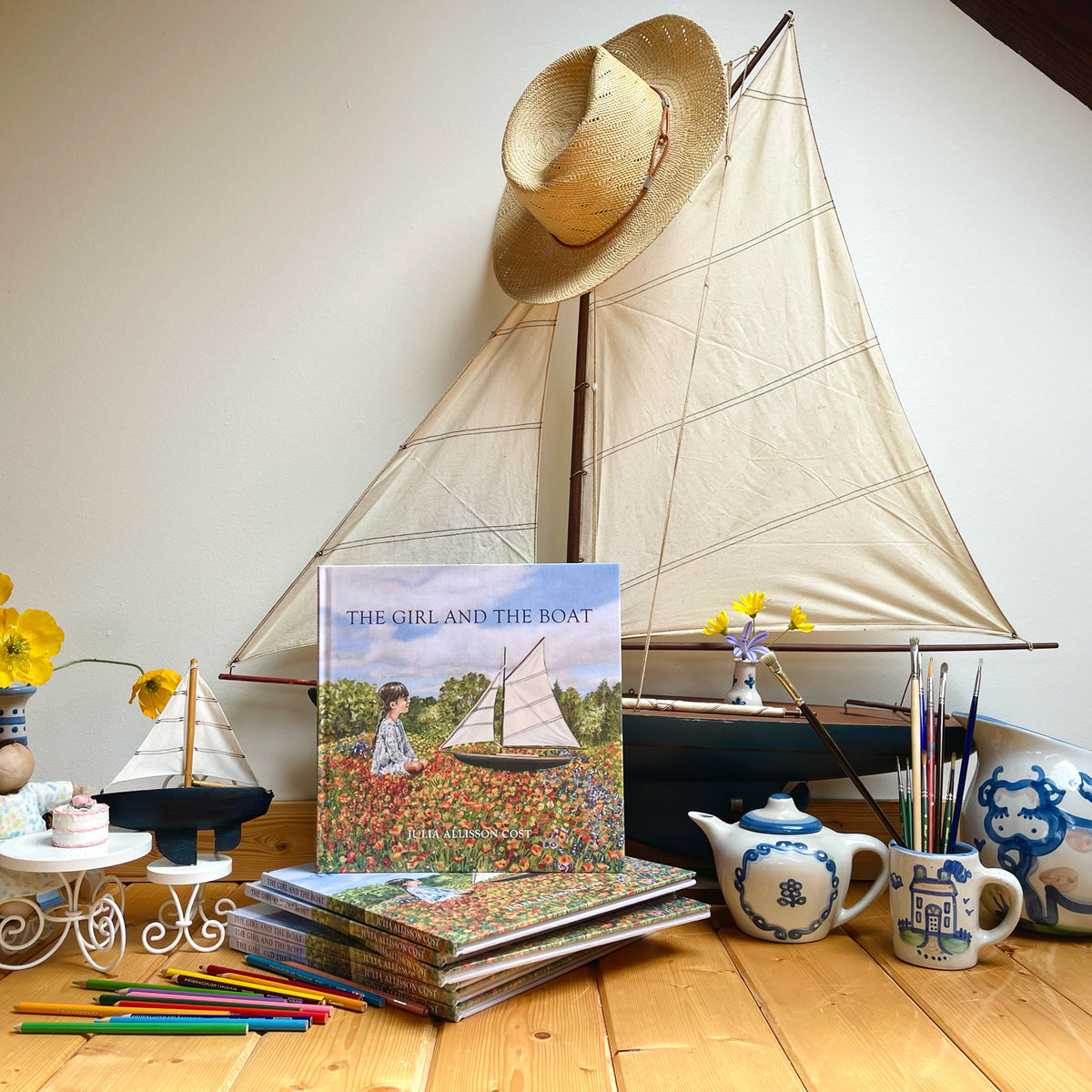 The Girl and the Boat - Plate Only