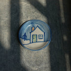 Winter Cottage Coaster