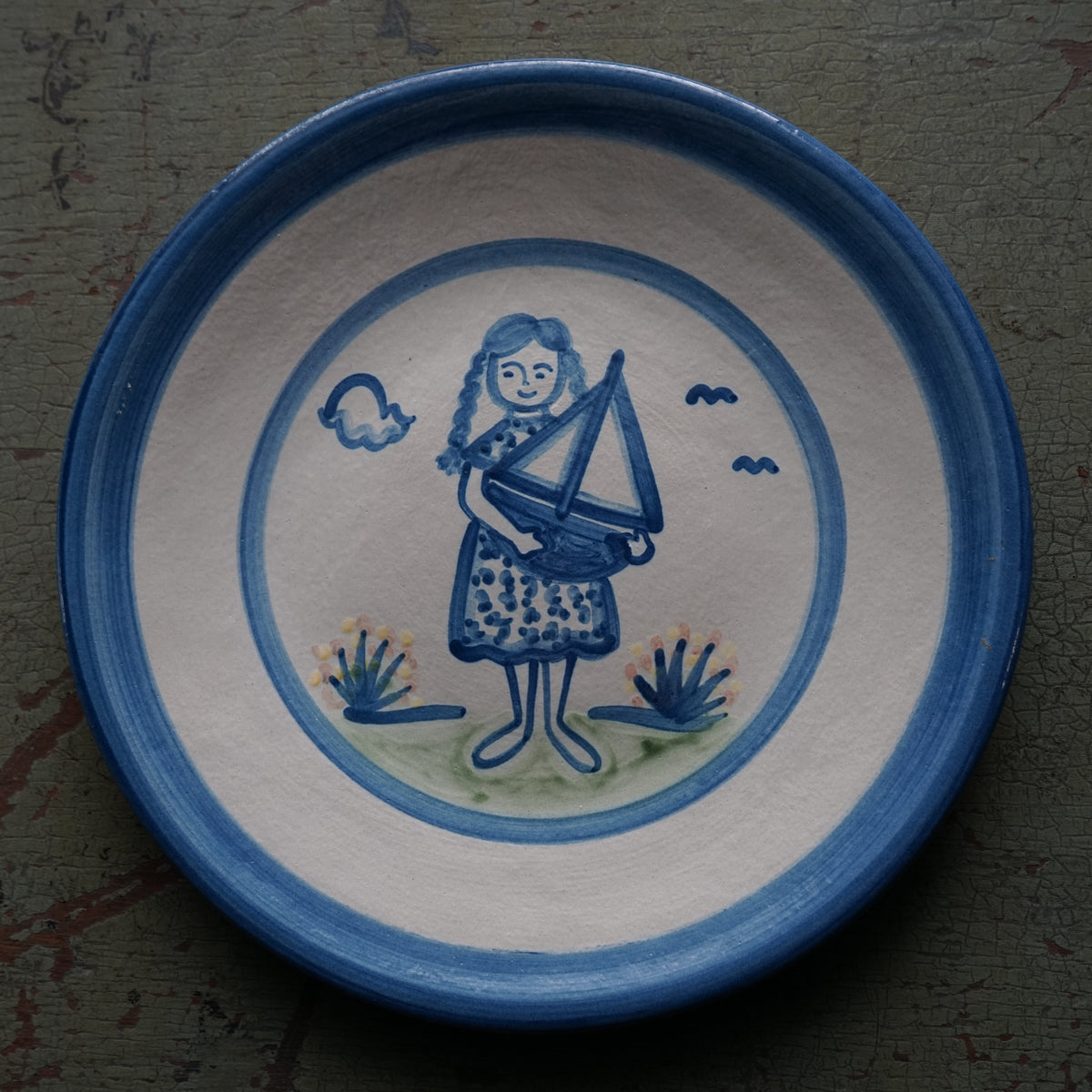 The Girl and the Boat - Plate Only