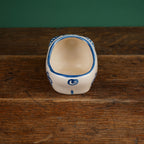 Blue Flower Small Pig Soap Dish - Second