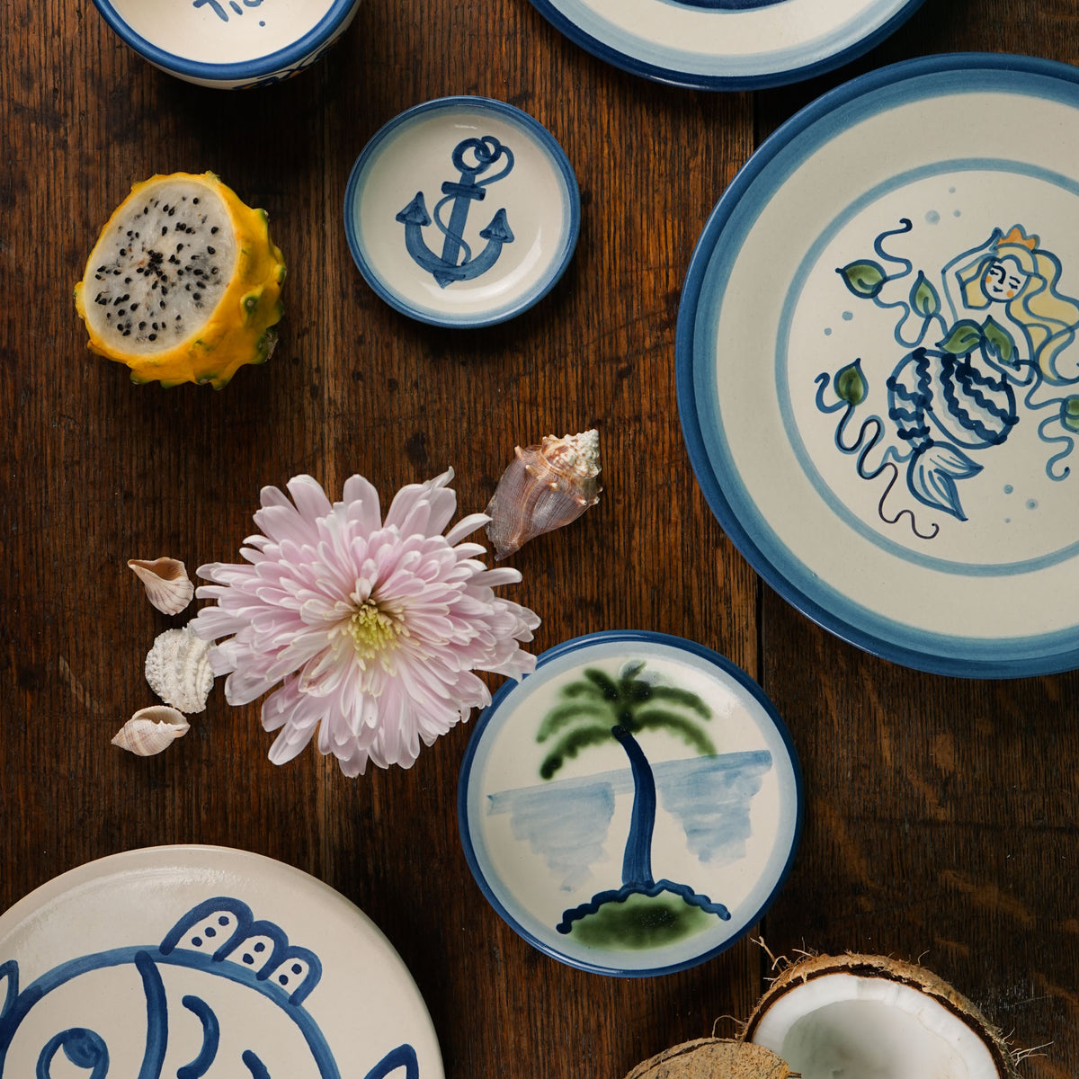 Mary Alice's Mermaid Dinner Plate