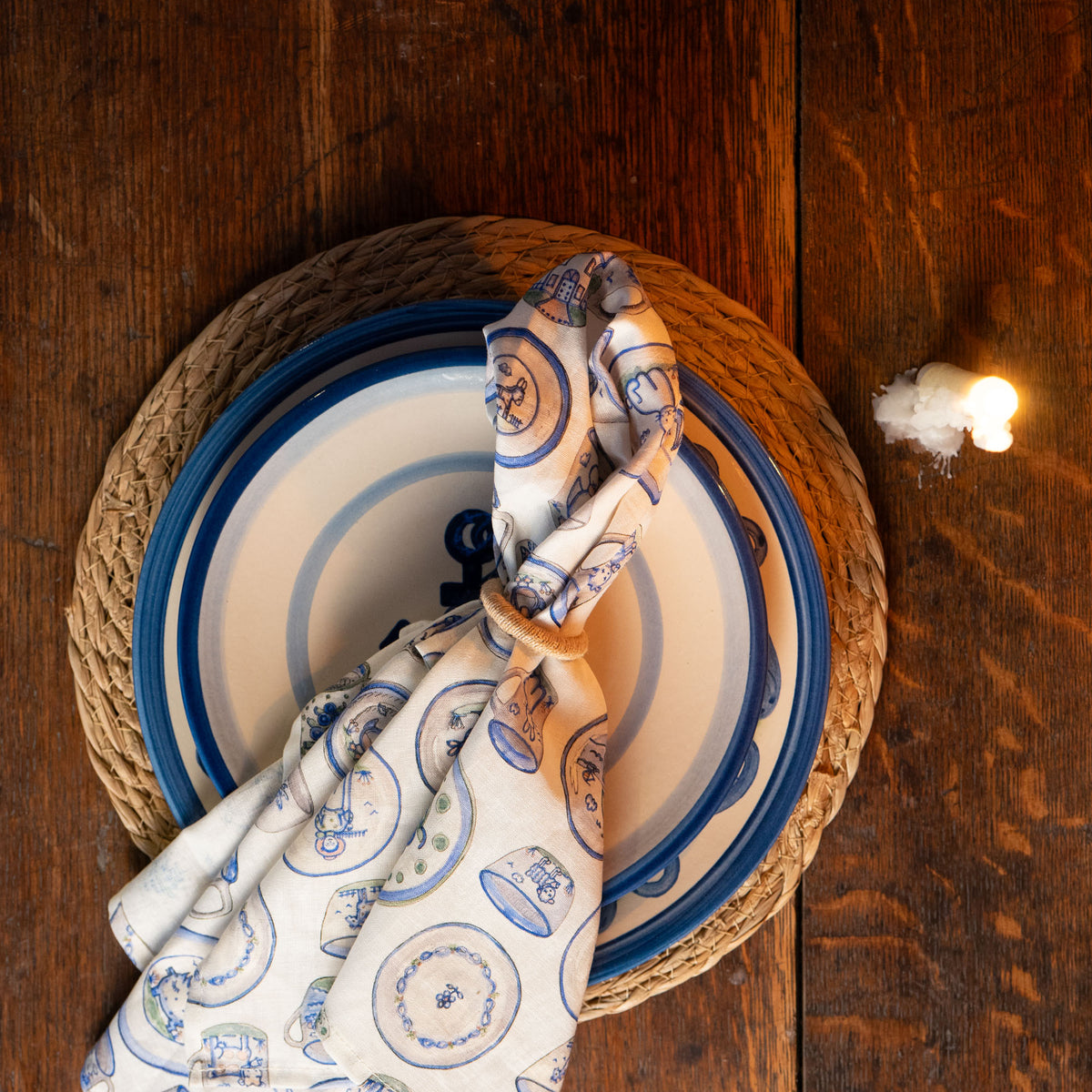 The Hadley Pottery Tea Towel by Julia Allisson Cost