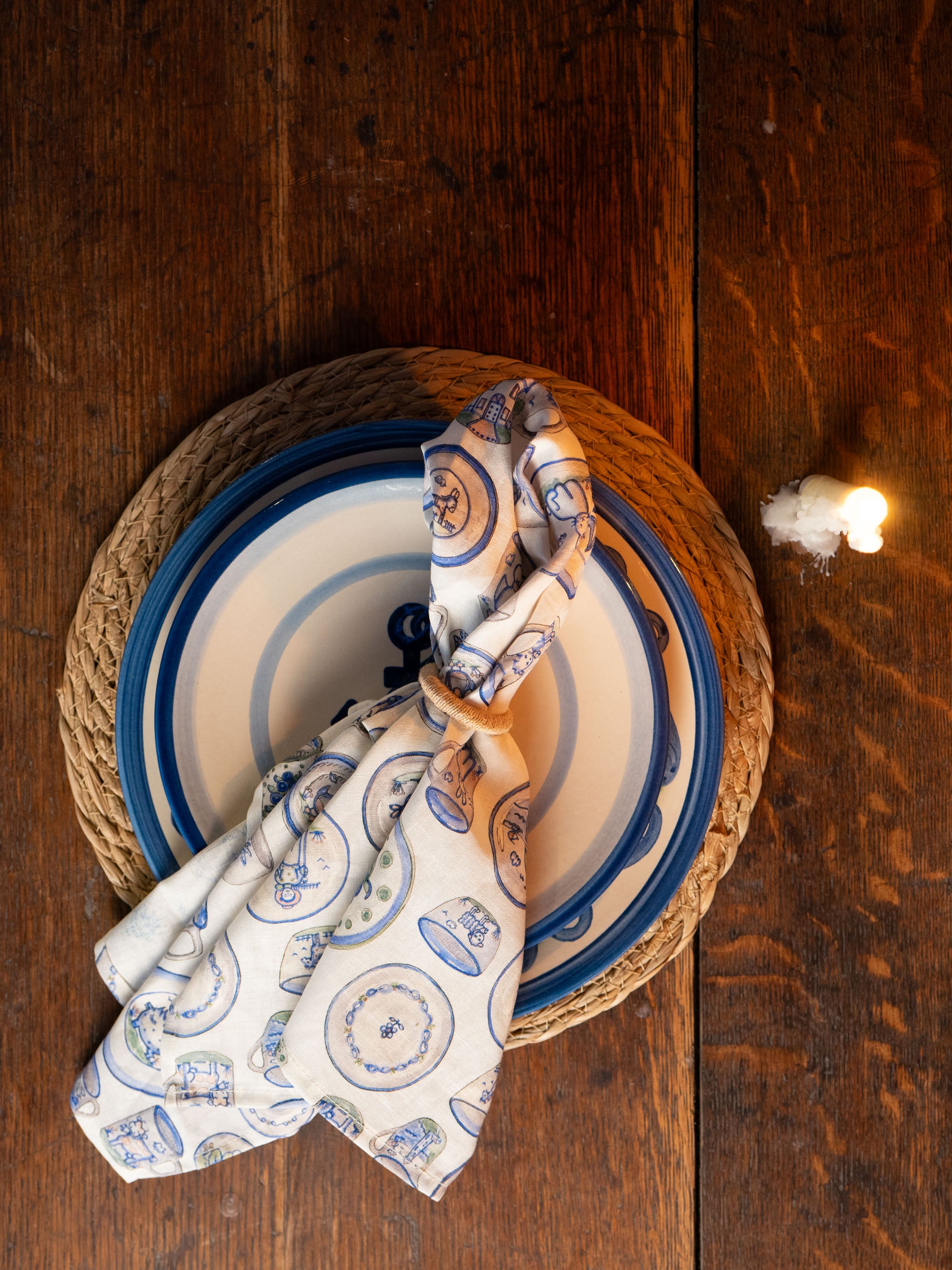 The Hadley Pottery Tea Towel by Julia Allisson Cost
