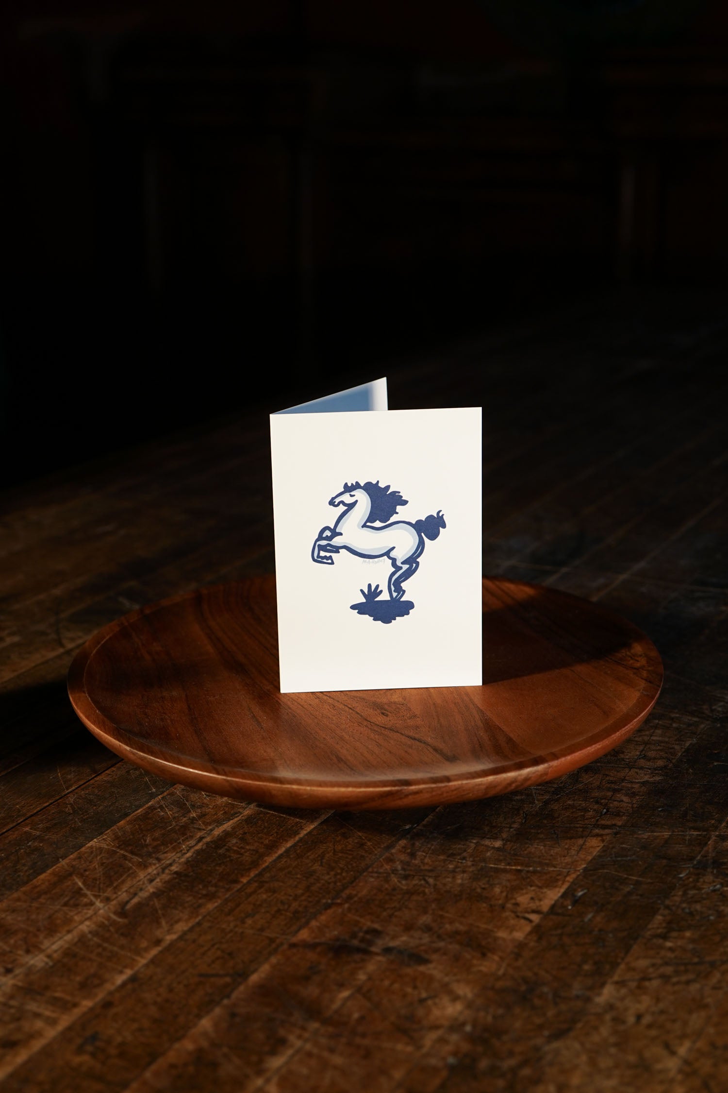 Blue Horse Notecards