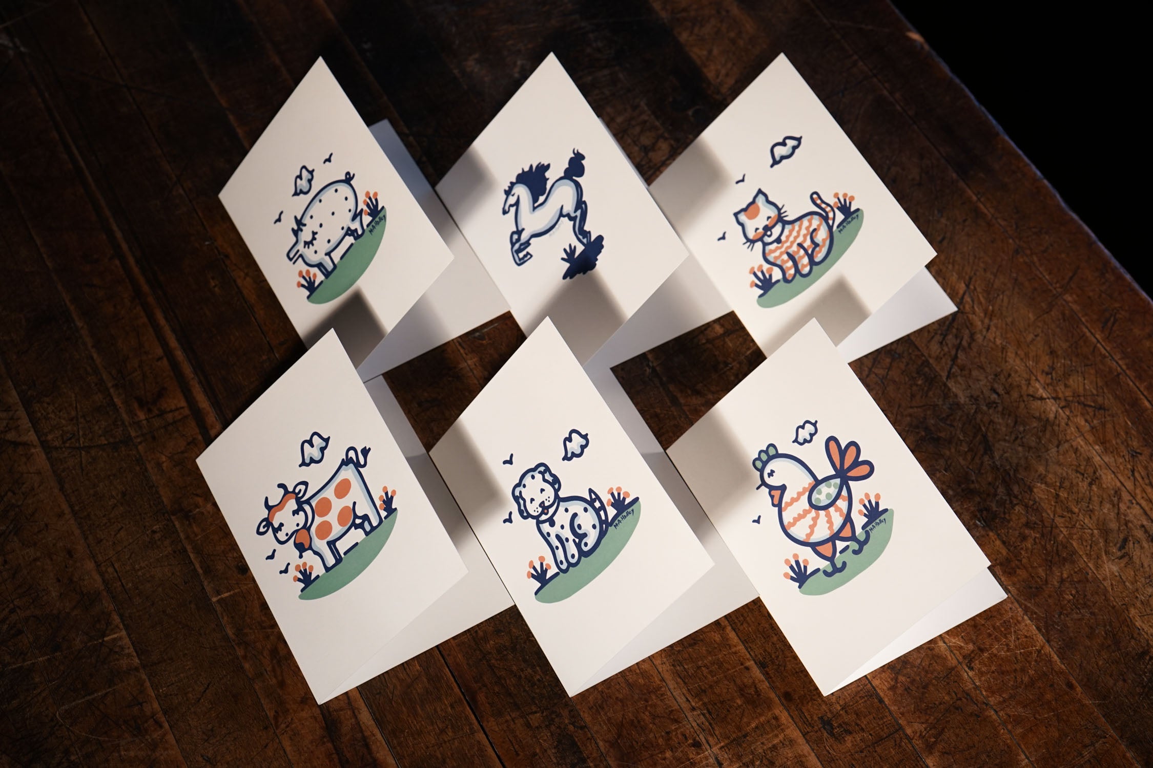 Blue Horse Notecards