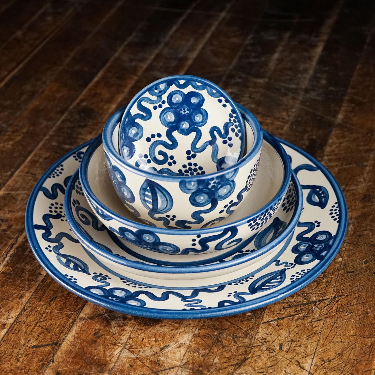 Blue Flower Coaster