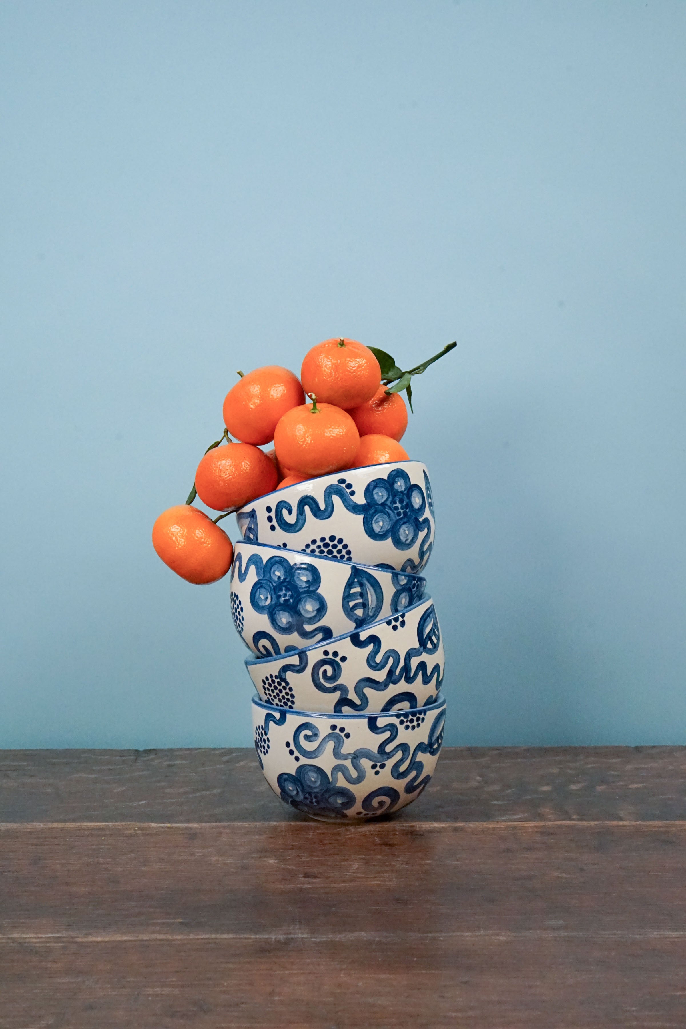 Blue Flower Everything Bowl