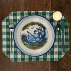 Fisherman by Tree Dinner Plate