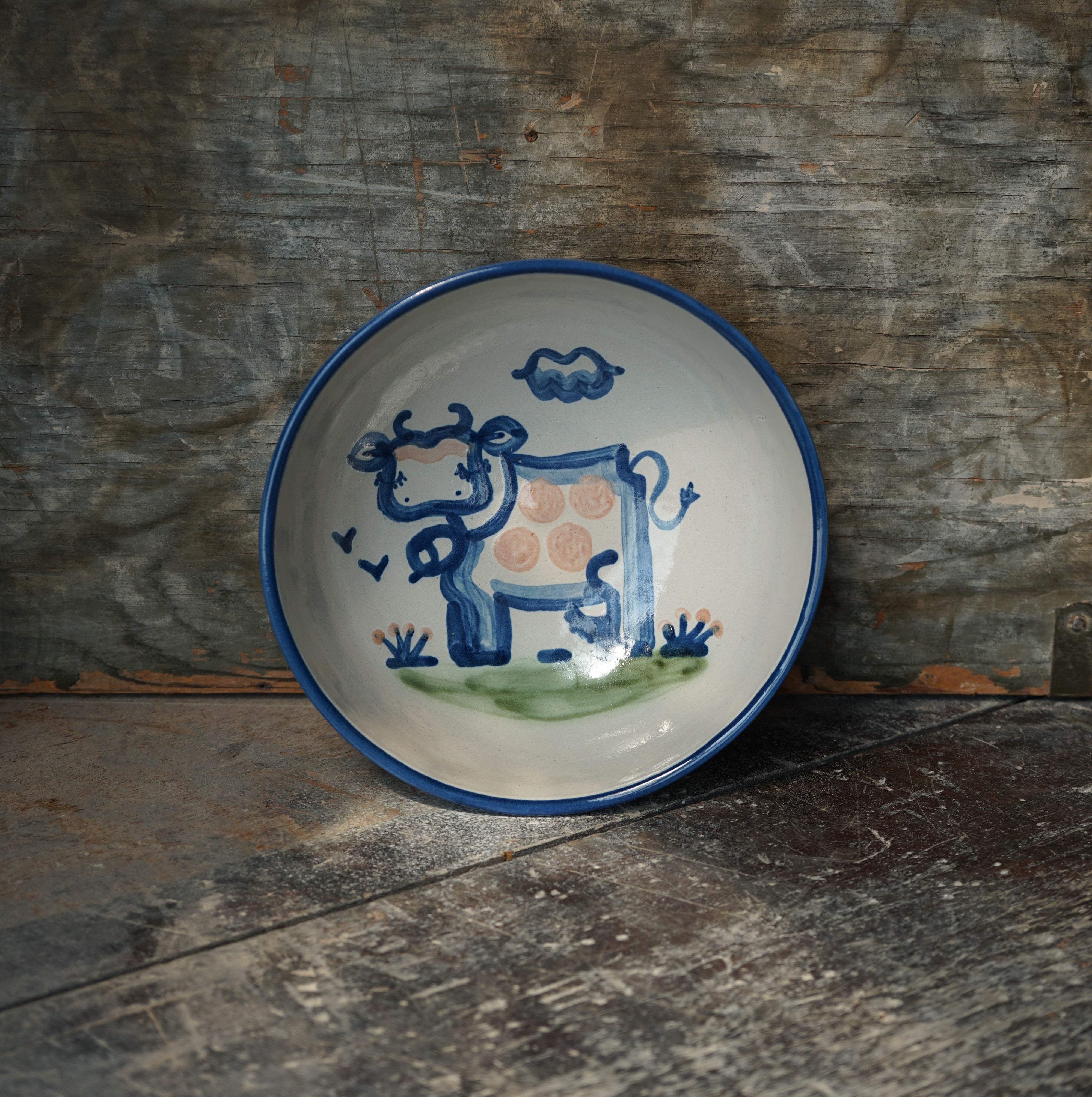 Deep Soup Bowl - Cow - SECOND