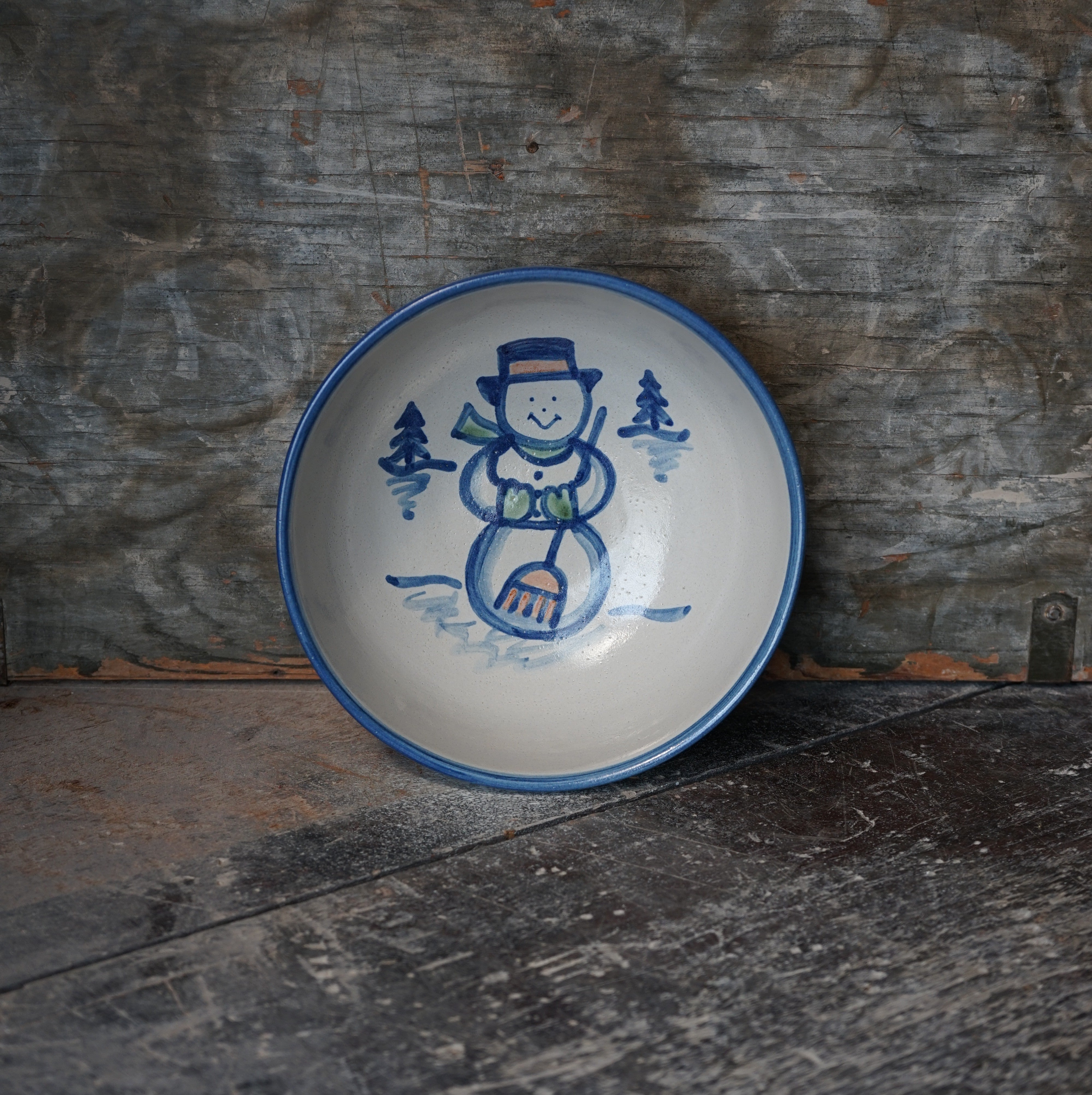 Deep Soup Bowl - Snowman - SECOND