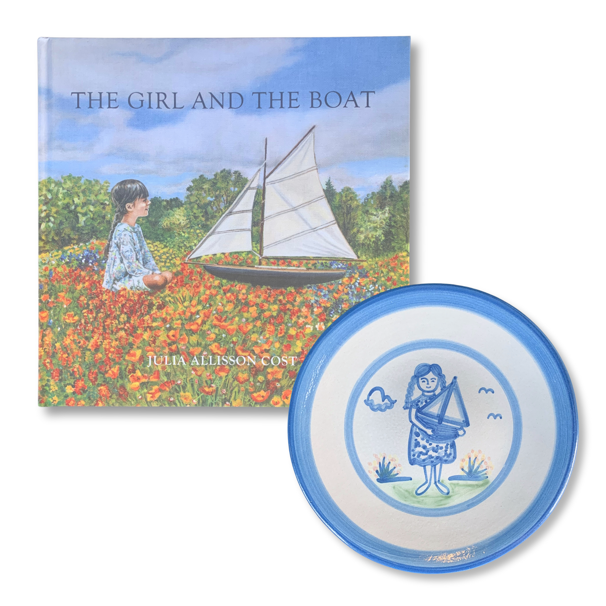 The Girl and the Boat - Plate Only