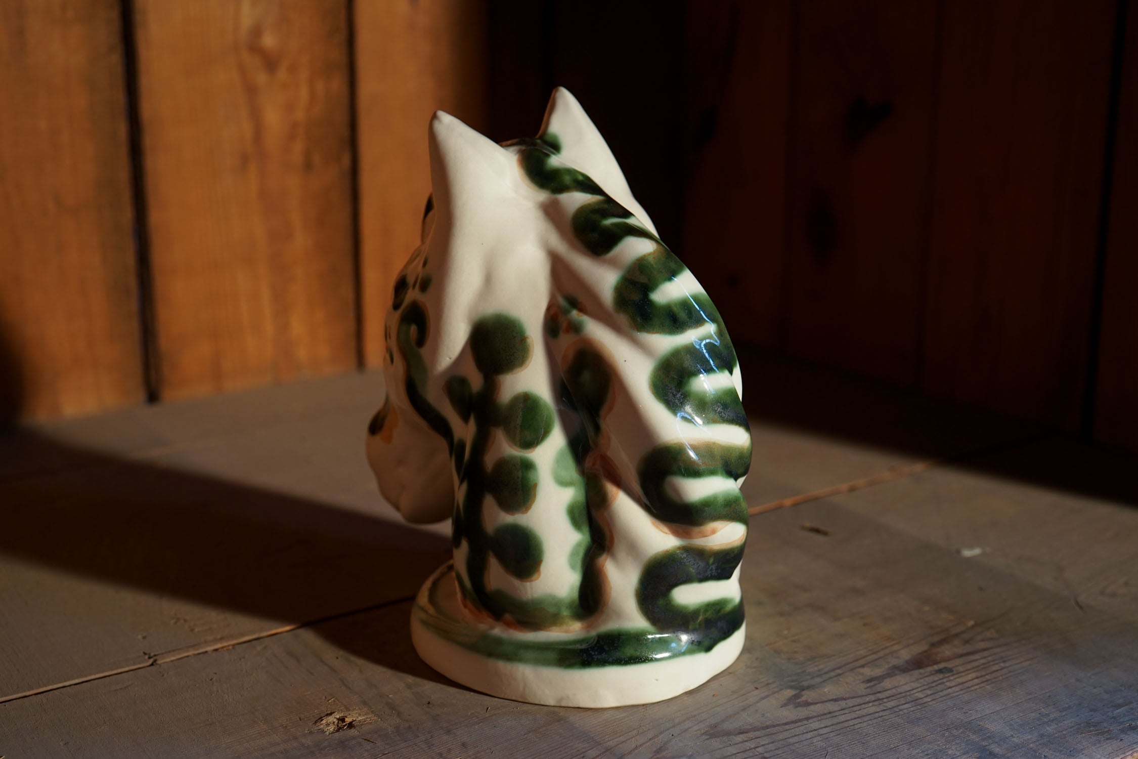 Green Pear and Grape - Horse Head - One-of-one