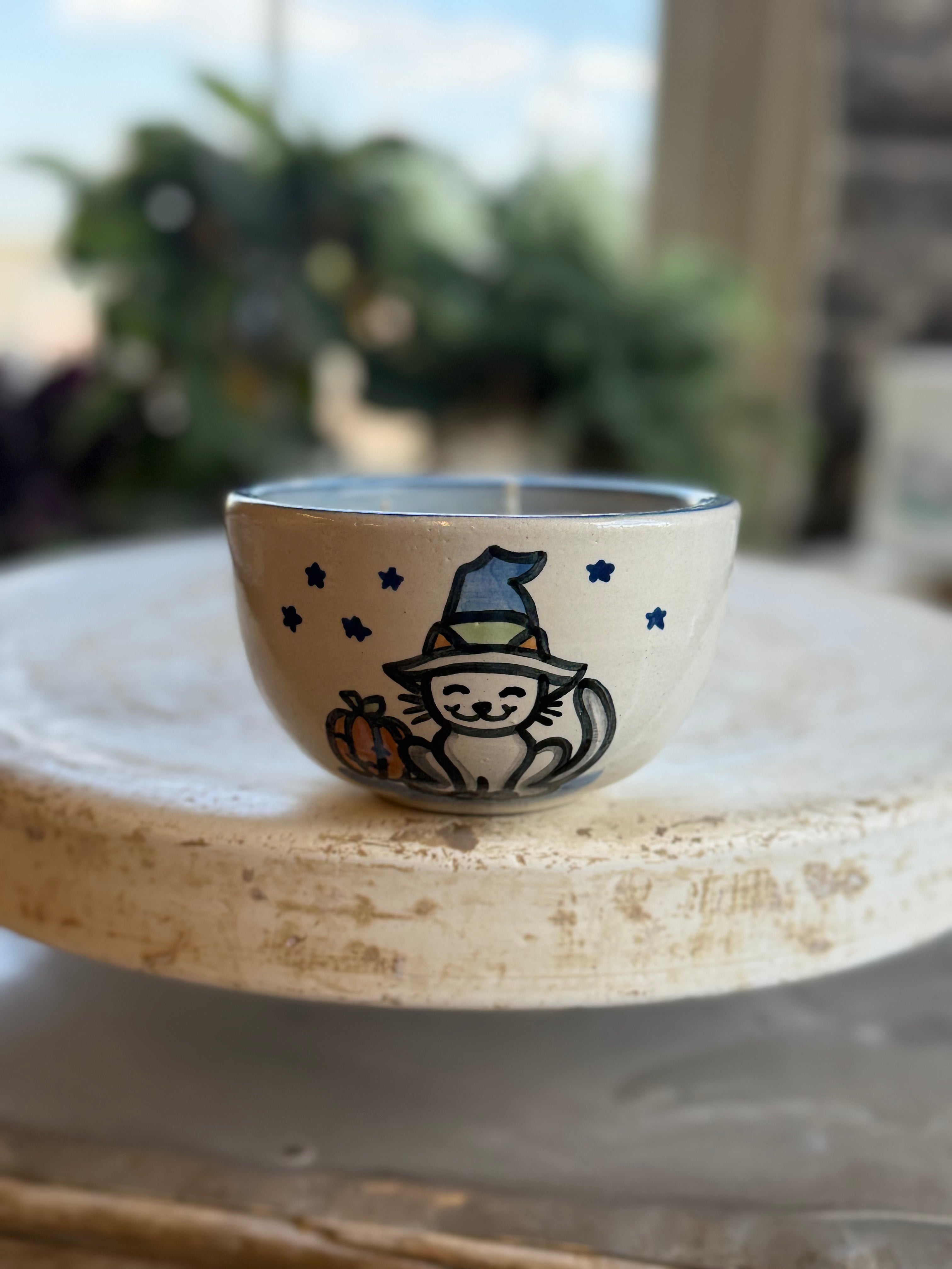Witch Cat Candle