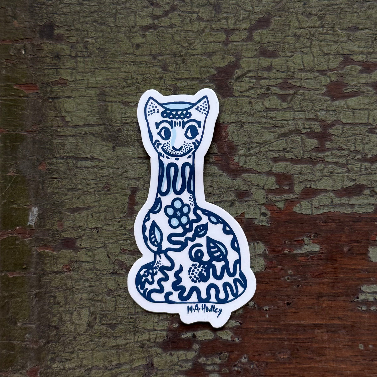 Tall Cat Sticker